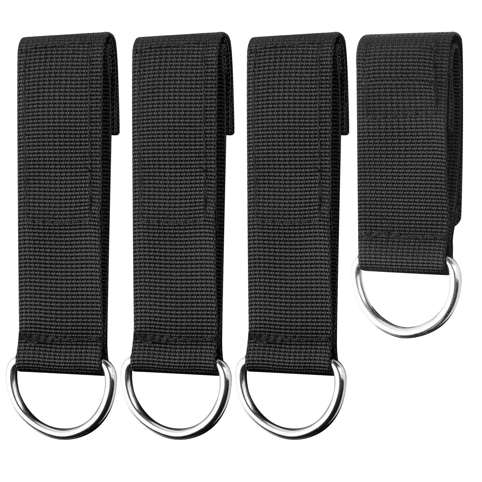 Heavy Duty Tool Belt Loop Connectors, 4~Piece Suspender Hooks