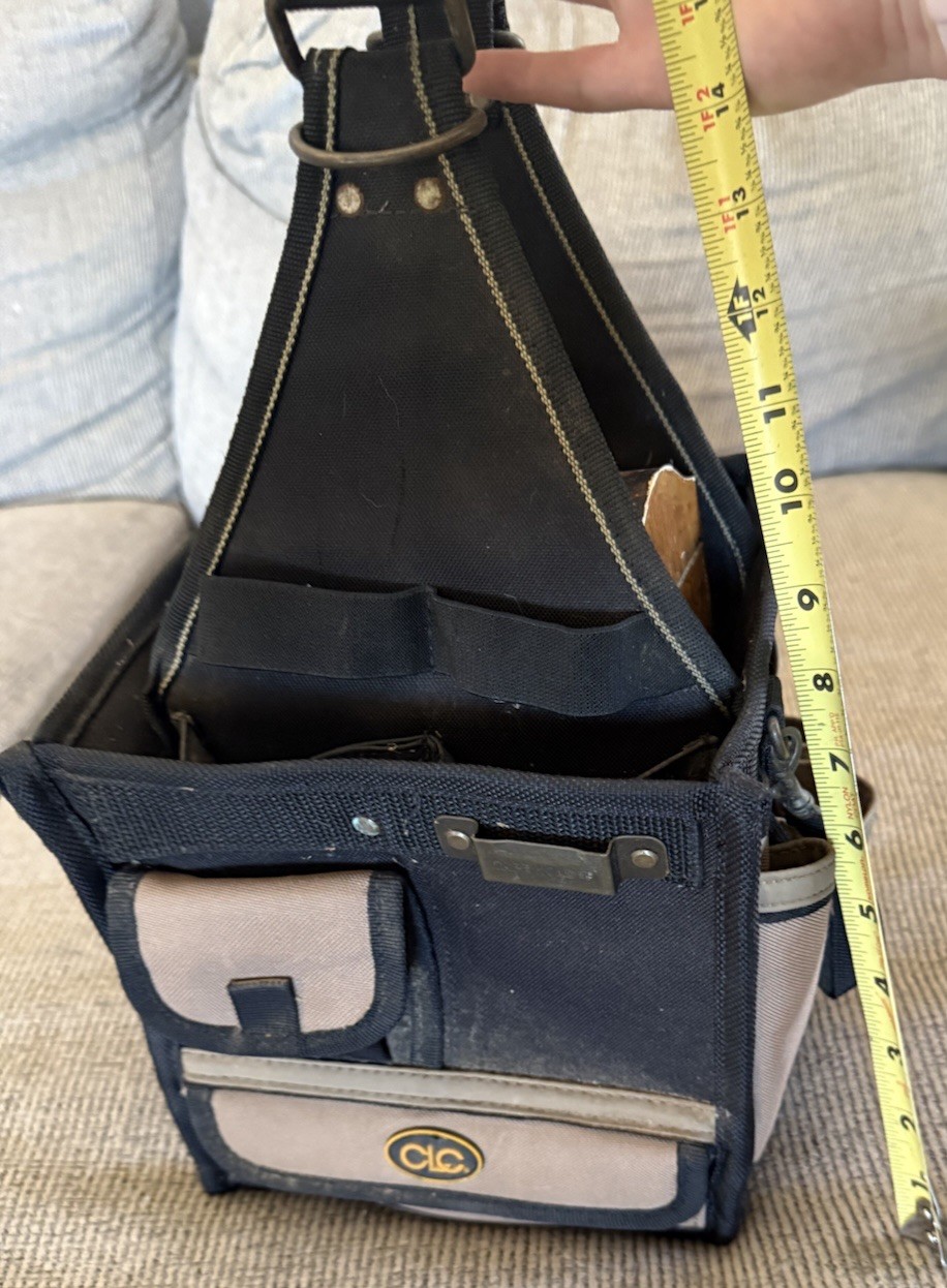 CLC-Custom Leather Craft-Electrical/Maintenance Tool Carrier, Black
