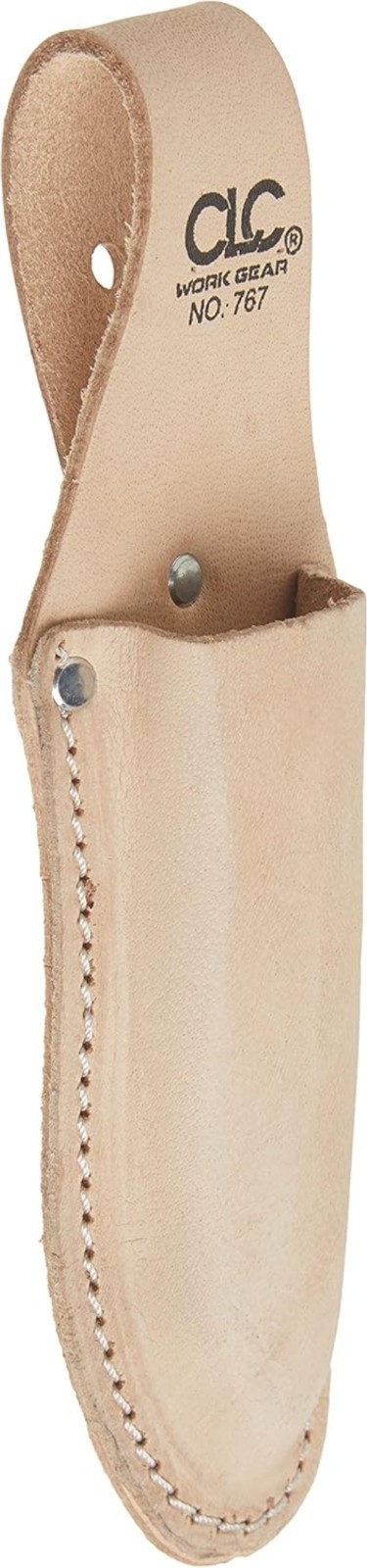 Luxurious Tan Leather Plier Holder – Secure Pocket for Tools Up to 10 Inches