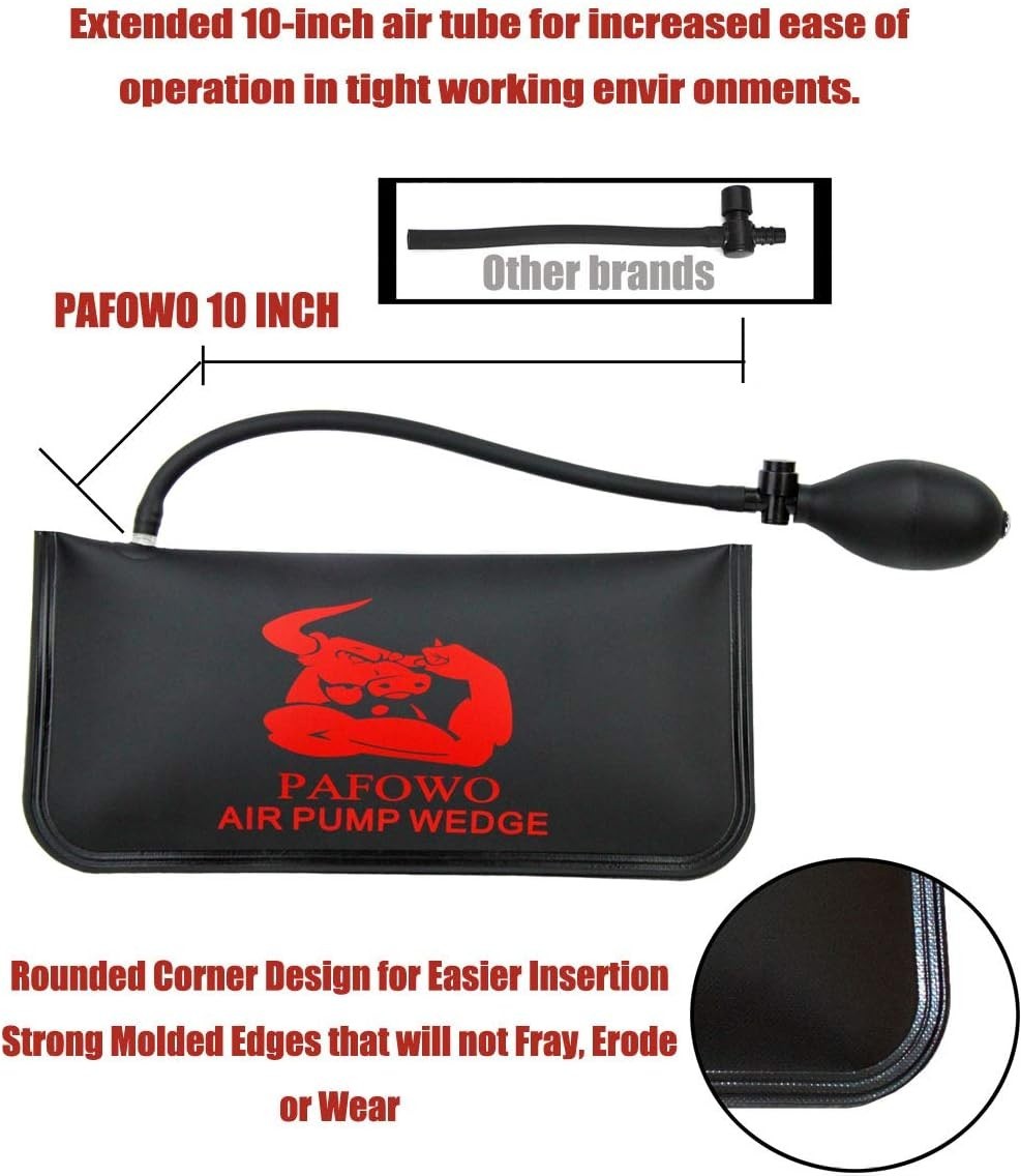 3-Piece Professional Air Wedge Bag Leveling Kit – 300 LB Capacity, Durable
