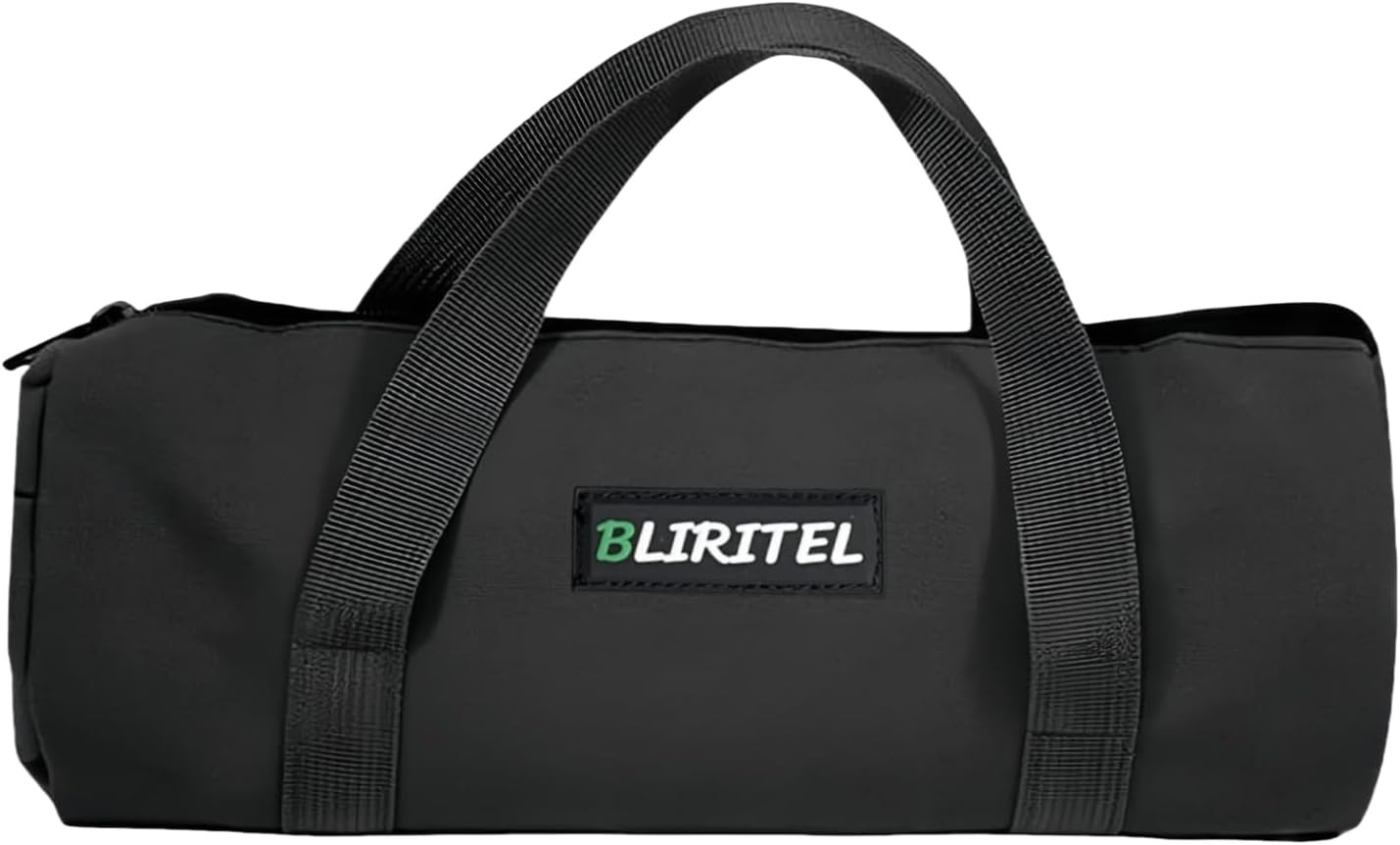 BLIRITEL 12 Inch Small Tool Bag for Men, Large Capacity Wide Black – 12
