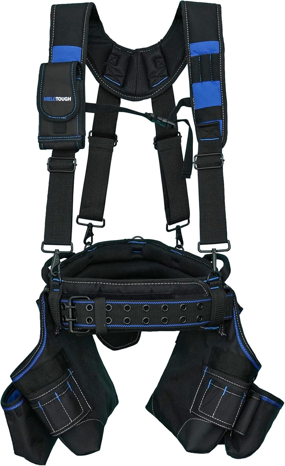 Pro Framer’S Combo System Apron Tool Pouch Tool Belt with Suspenders Builder Hea