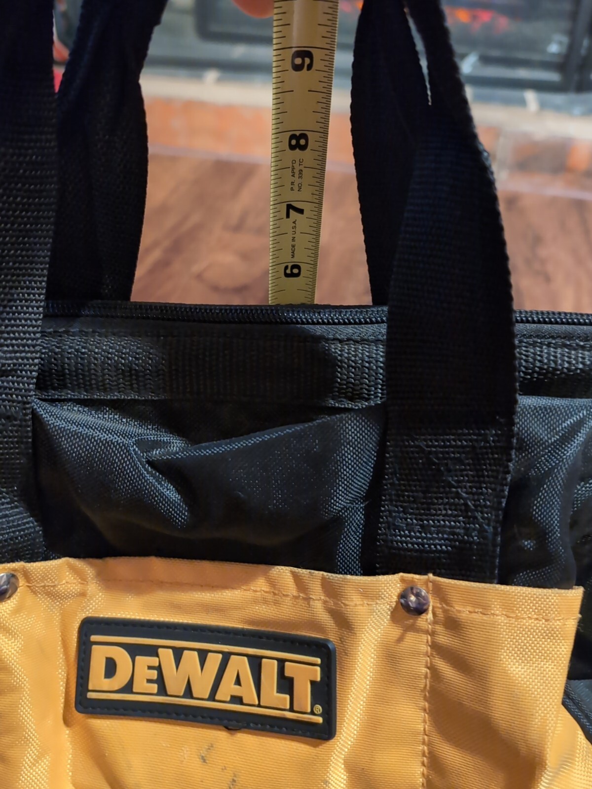Dewalt ballistic nylon contractor tool bag 13 inch x 9 inch