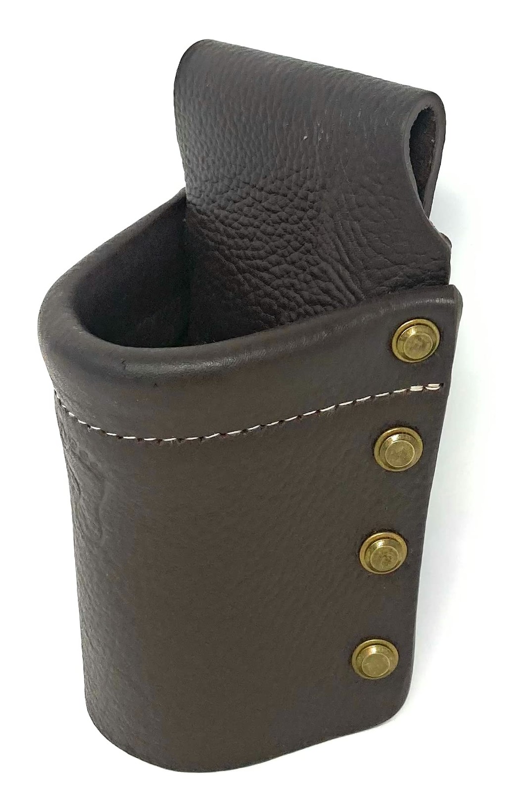 Wood Shop Mate Heavy Duty Tape Measure Pencil Holder Top Grain Leather Holster