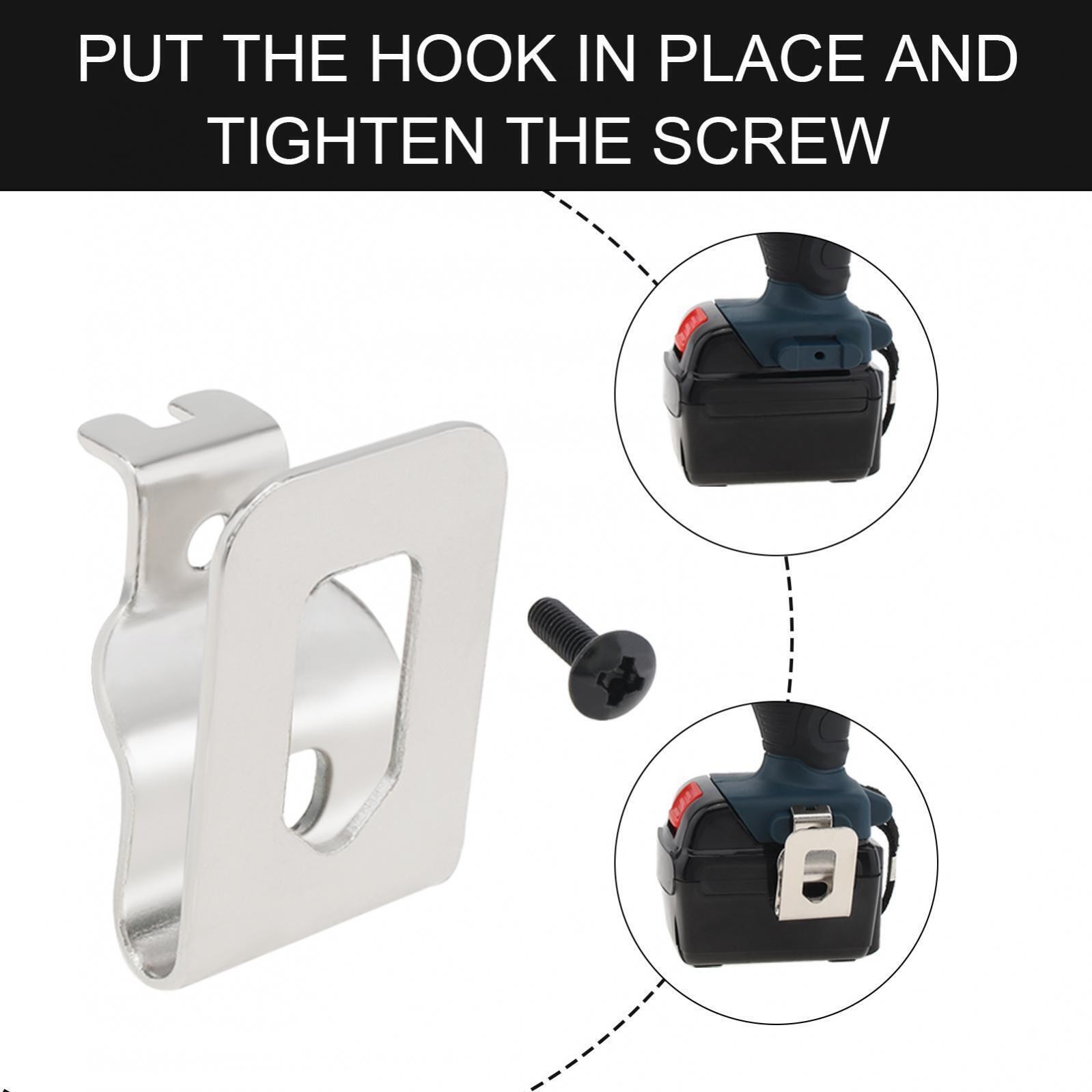 Electric Power Tool Belt Clip Hook Cordless Drill Holder for Makita for Dewalt