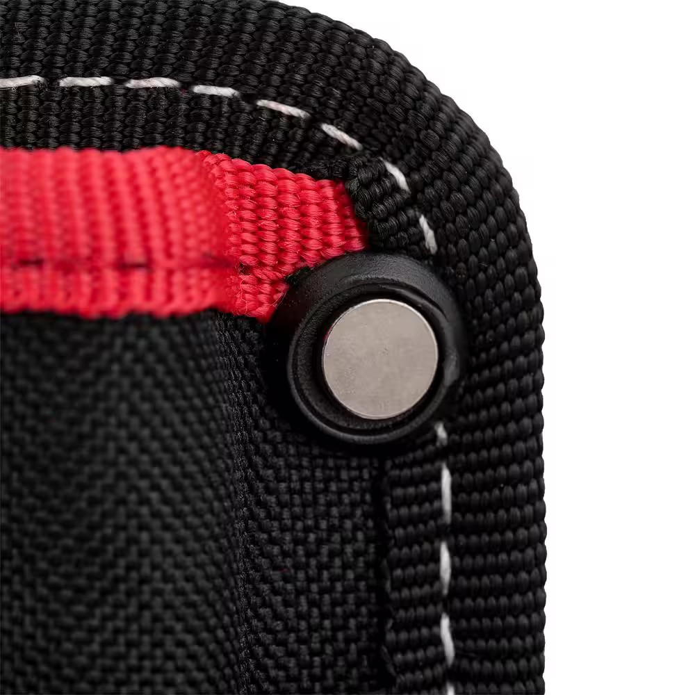 7 In. 3-Pocket Clip on Tool Belt Pouch