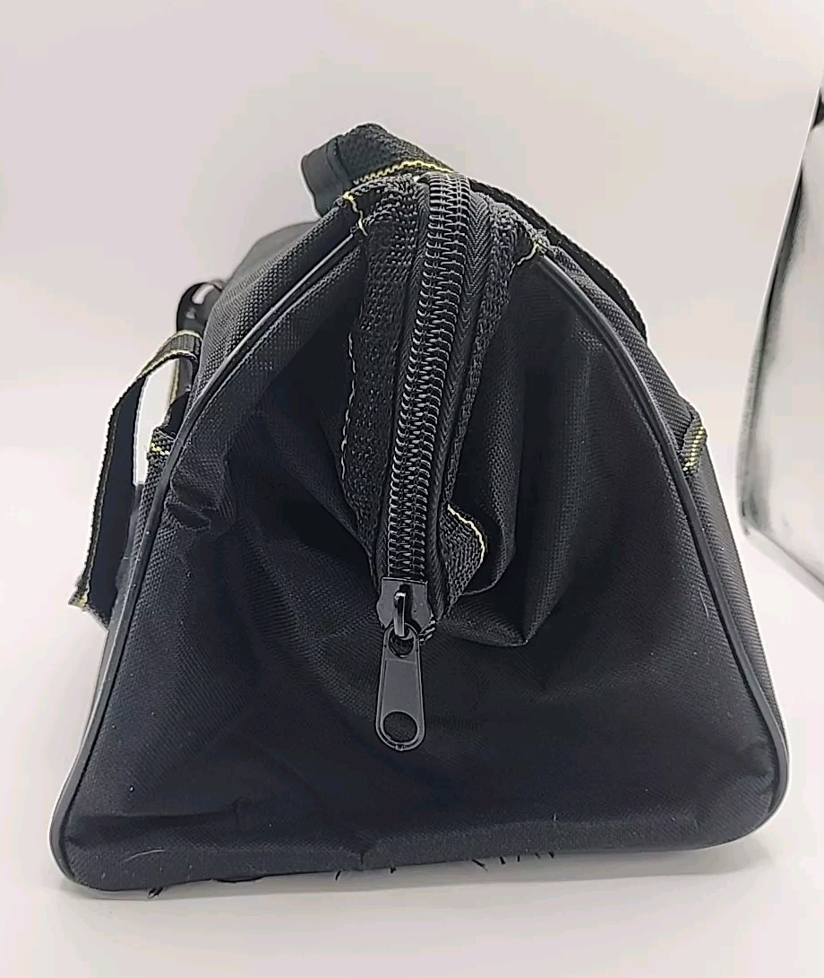New Black Voyager 12″ Tote Tool Bag 24lbs Capacity 18 Pockets Carrying Bag
