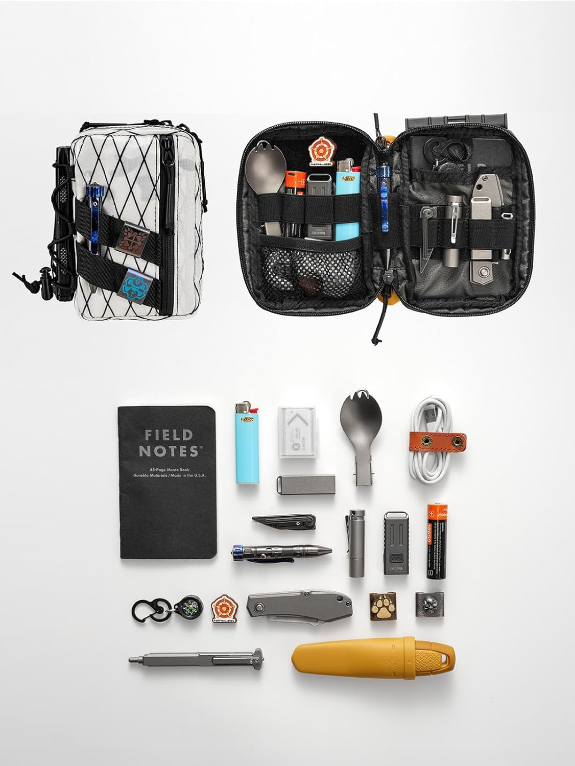 E6.0 Portable Gadget Pouch – Utility Pocket Organizer with Zippers