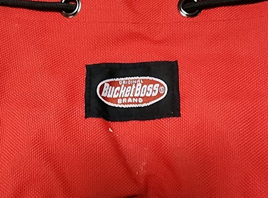 Lot Of 3 Bucket Boss Parachute Bag Small Parts Organizer 88834 Red