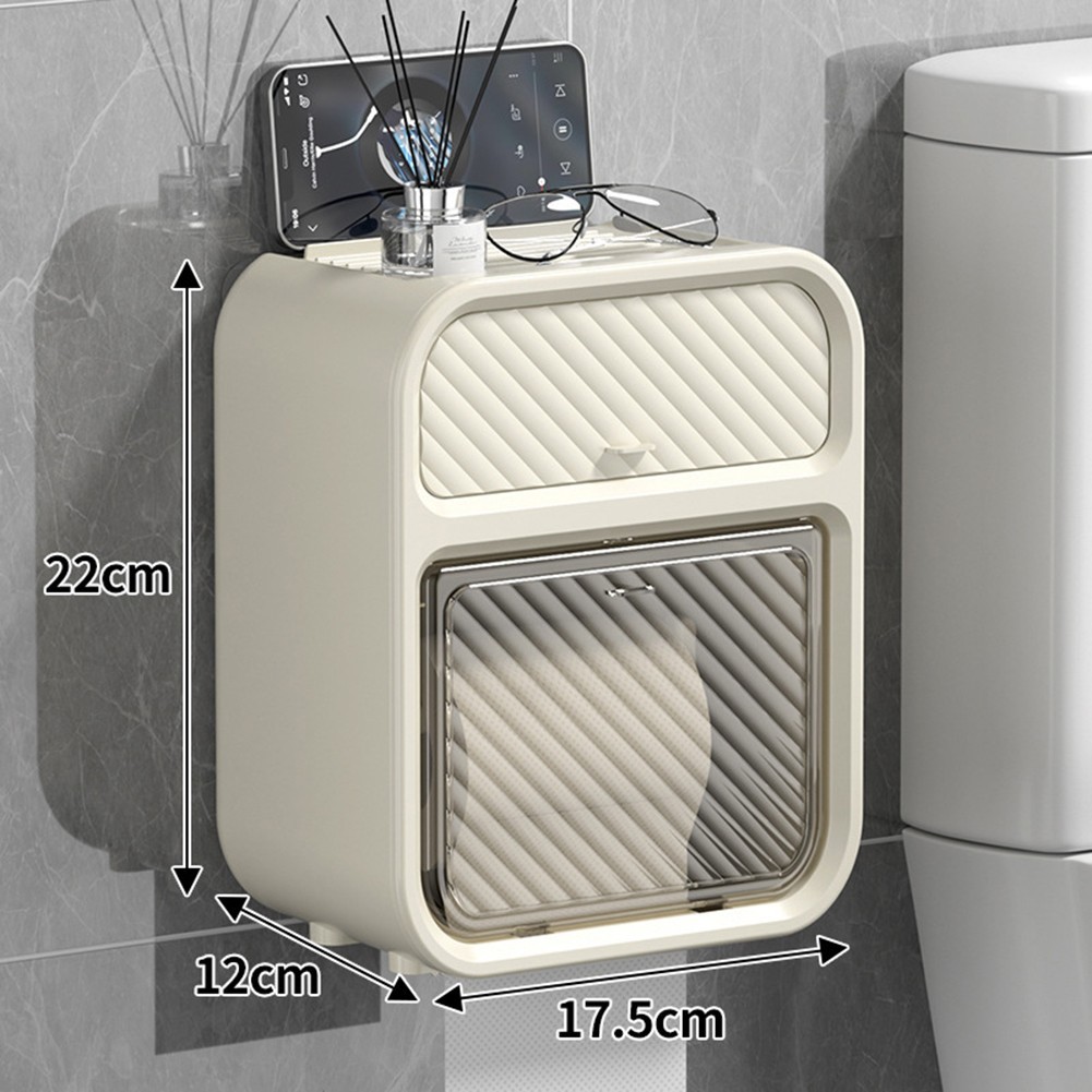 Double Layer Waterproof Box Wall Sticker for Modern Living Spaces