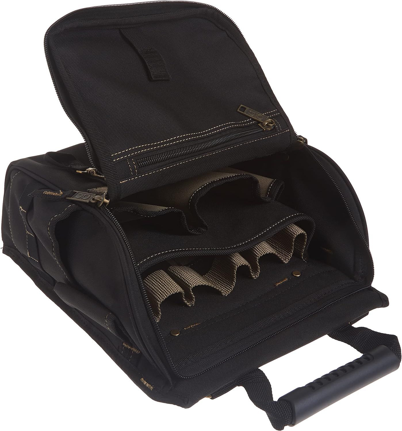 CLC Custom Leathercraft 1509 Zippered Professional 21-POCKET, Black