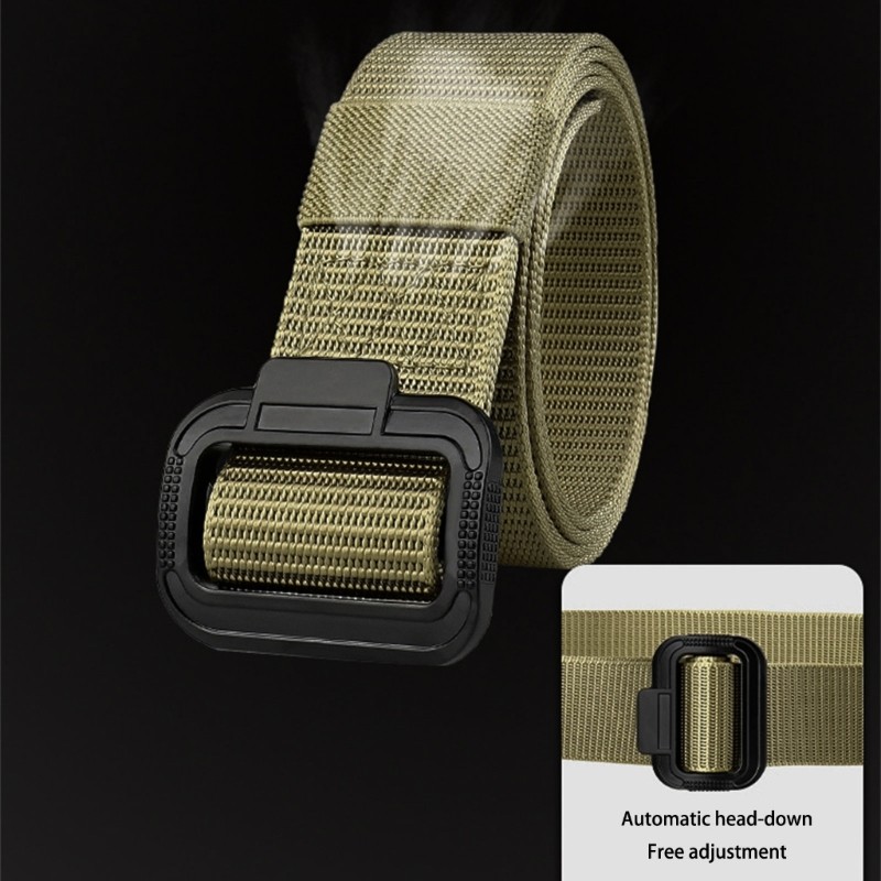 Modern Sport Belt for Women Men Imitation Nylon Fitness Belt With Strong Buckles