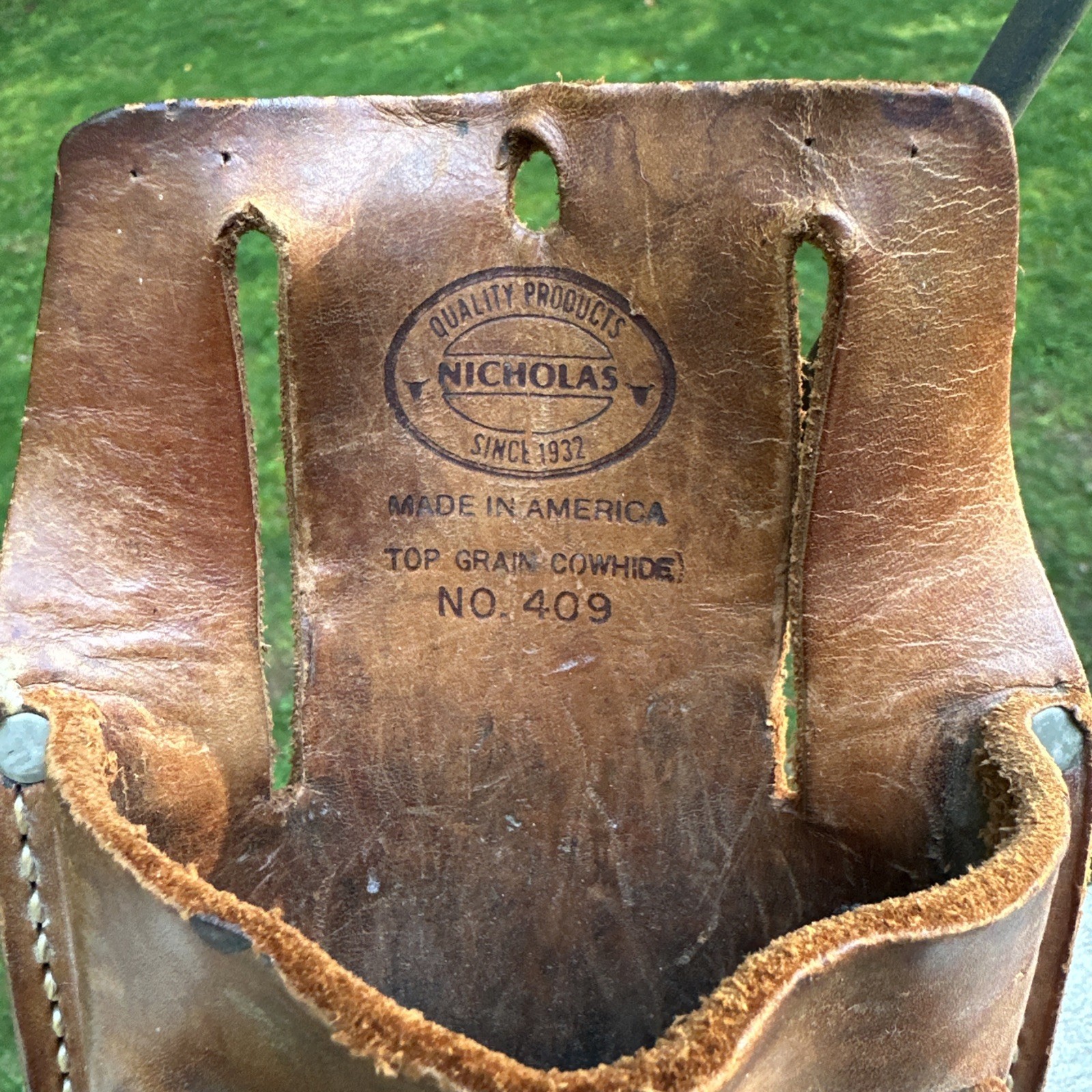 🔥Vintage Nicholas 409 Tool Pouch Leather, HIgh Quality Leather Free Shipping