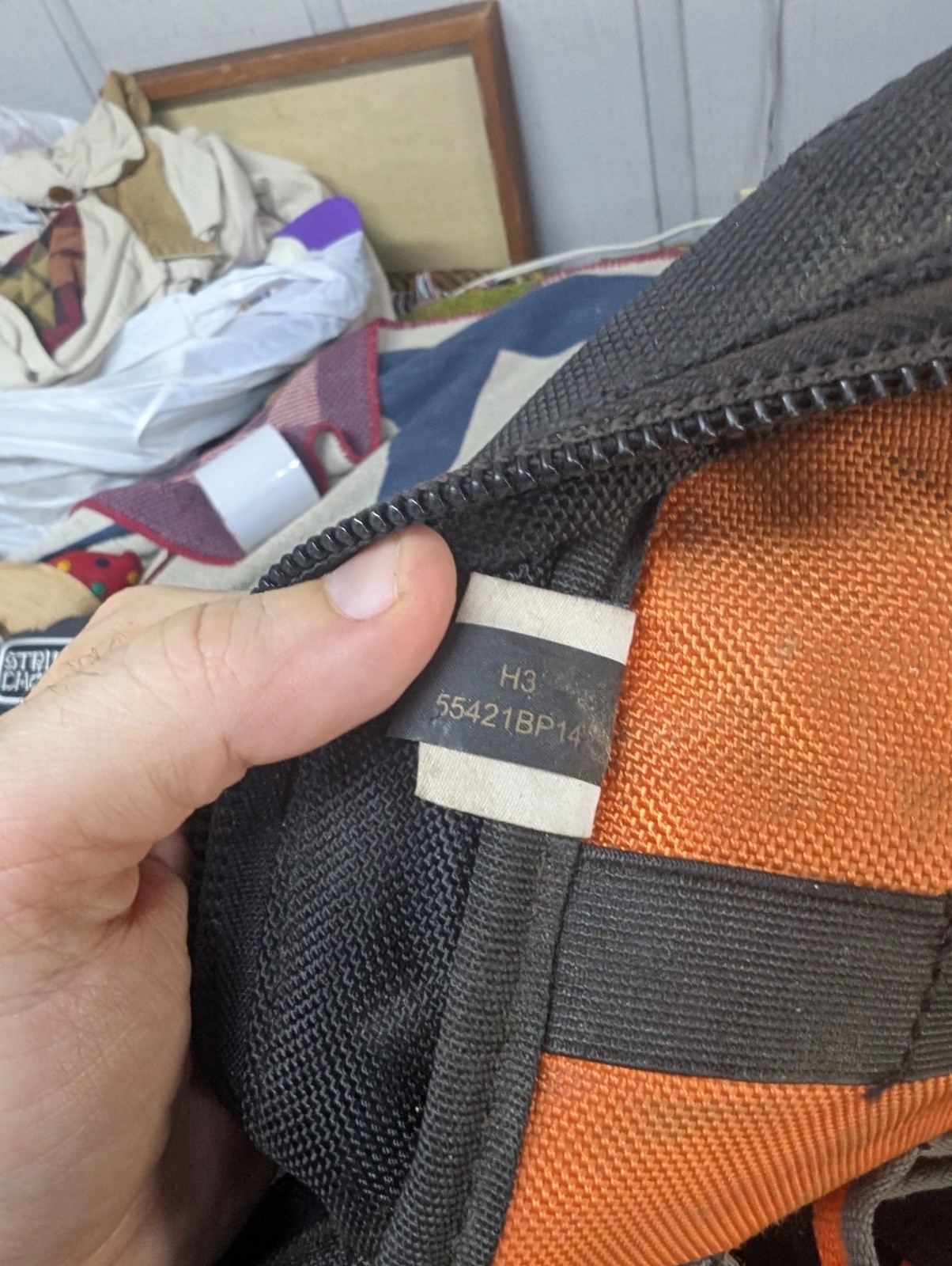 Klein Tools Tradesman Pro Orange/Black Electrician Tool Bag Backpack