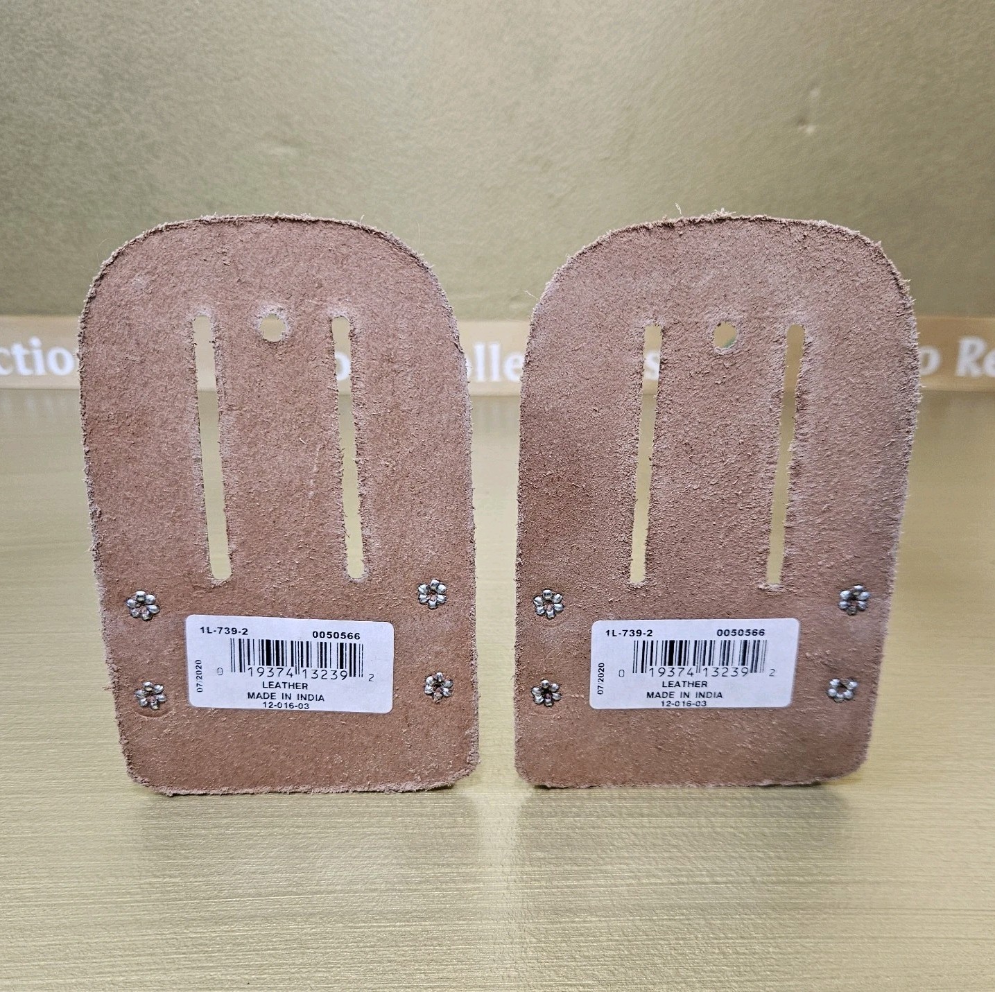 AWP 1L-739-2 Saddle Leather Hammer Belt Holder Construction Work Set of 2 New