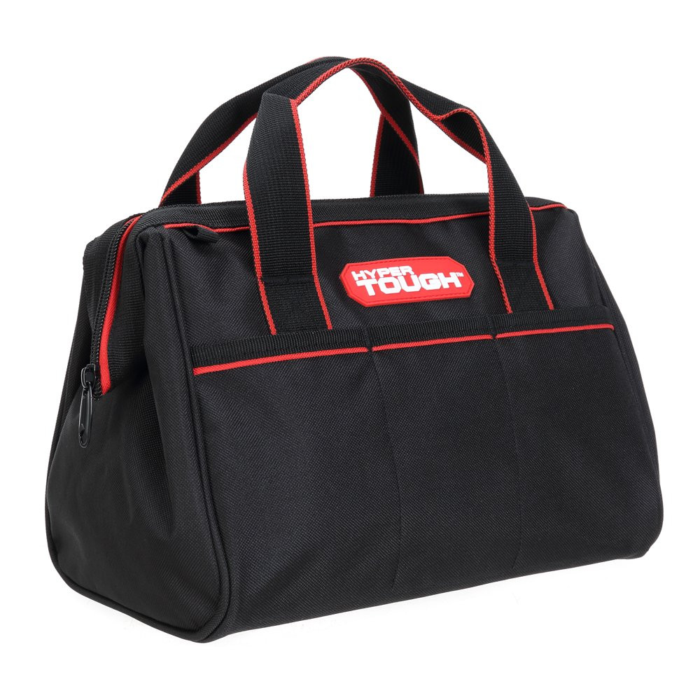 Polyester Tool Bag with Full-Length Zipper and Double Strap Carry Handle