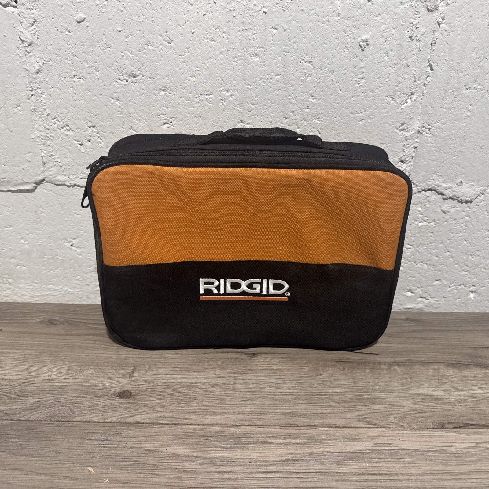 RIDGID Small Tool Bag Canvas Tool Kit Carrying Case 12″ X 9″ X 4″, 903209080