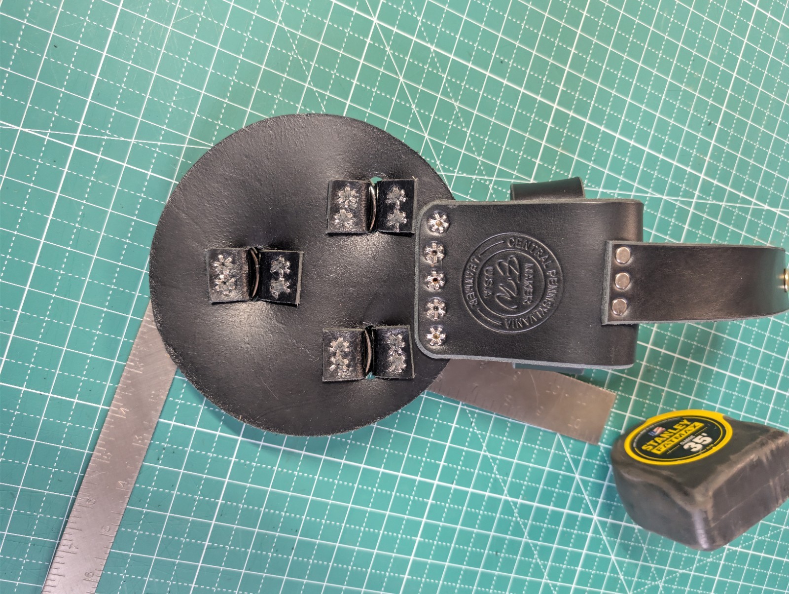 Ironworkers Spud Wrench/ Tape Measure Holder