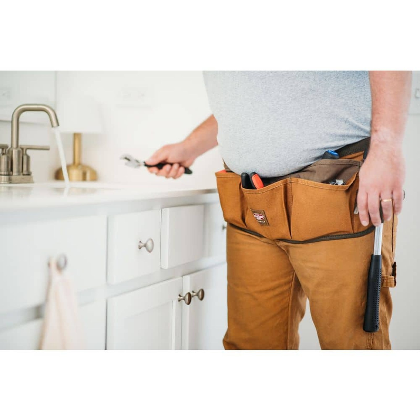 Bucket Boss 23 in. 13-Pocket Tool Work Apron