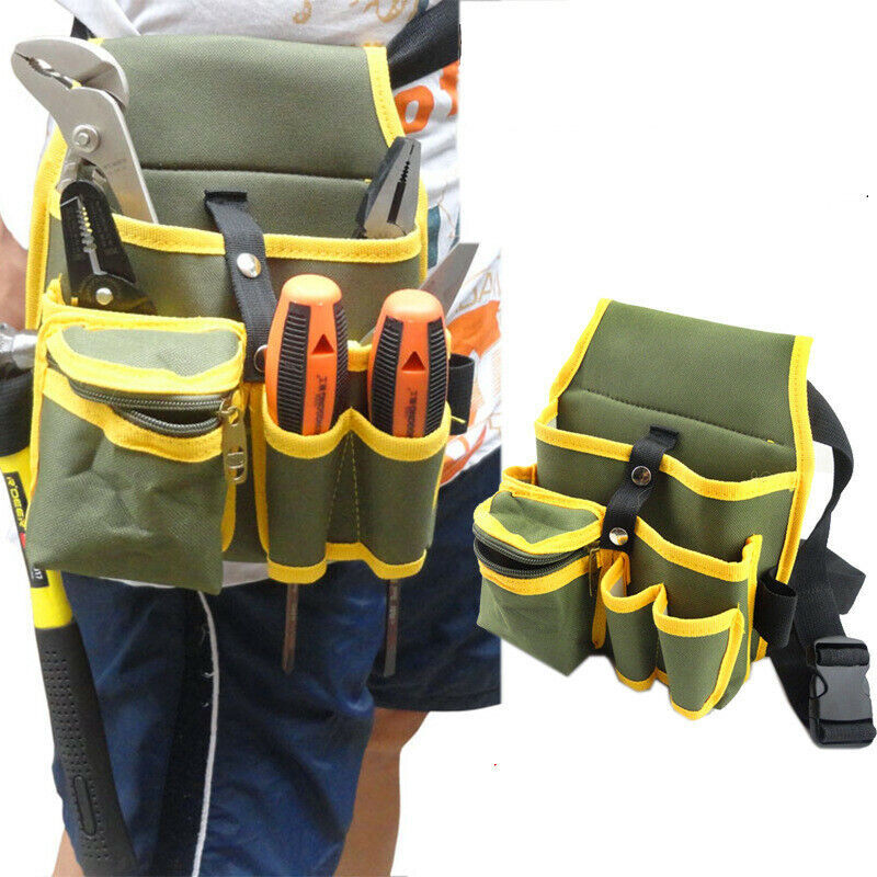 Electrician Waist Pocket Belt Tool Pouch Bag Oxford Cloth Hardware Toolkit Holde