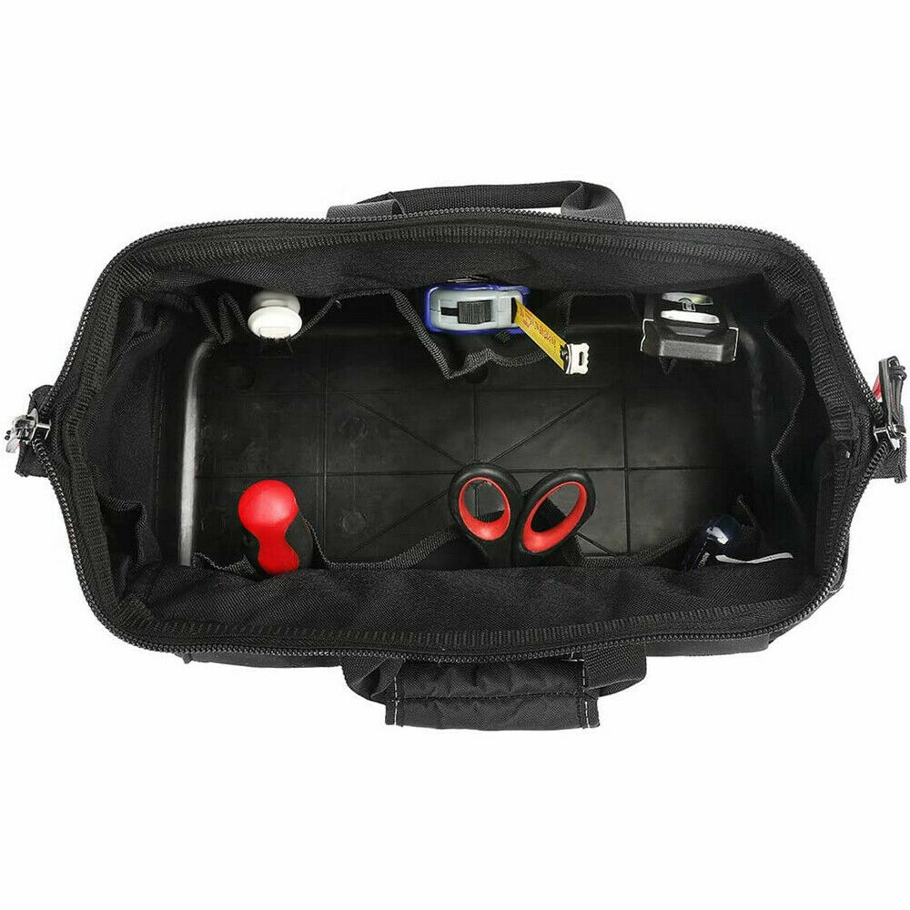 WORKPRO 16»/18″ Durable Tool Bag Wide Mouth Waterproof Heavy Duty Tool Storage