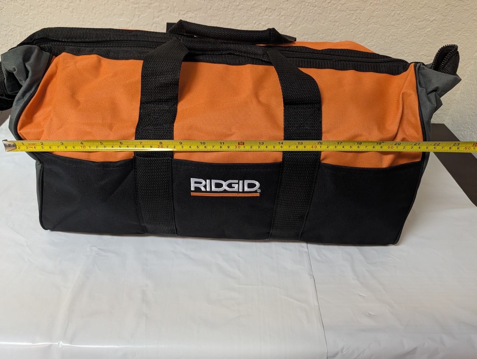 Ridgid Canvas Contractors Power Tool Bag 22″ X 11″ X 10″ (New From Larger Kit)
