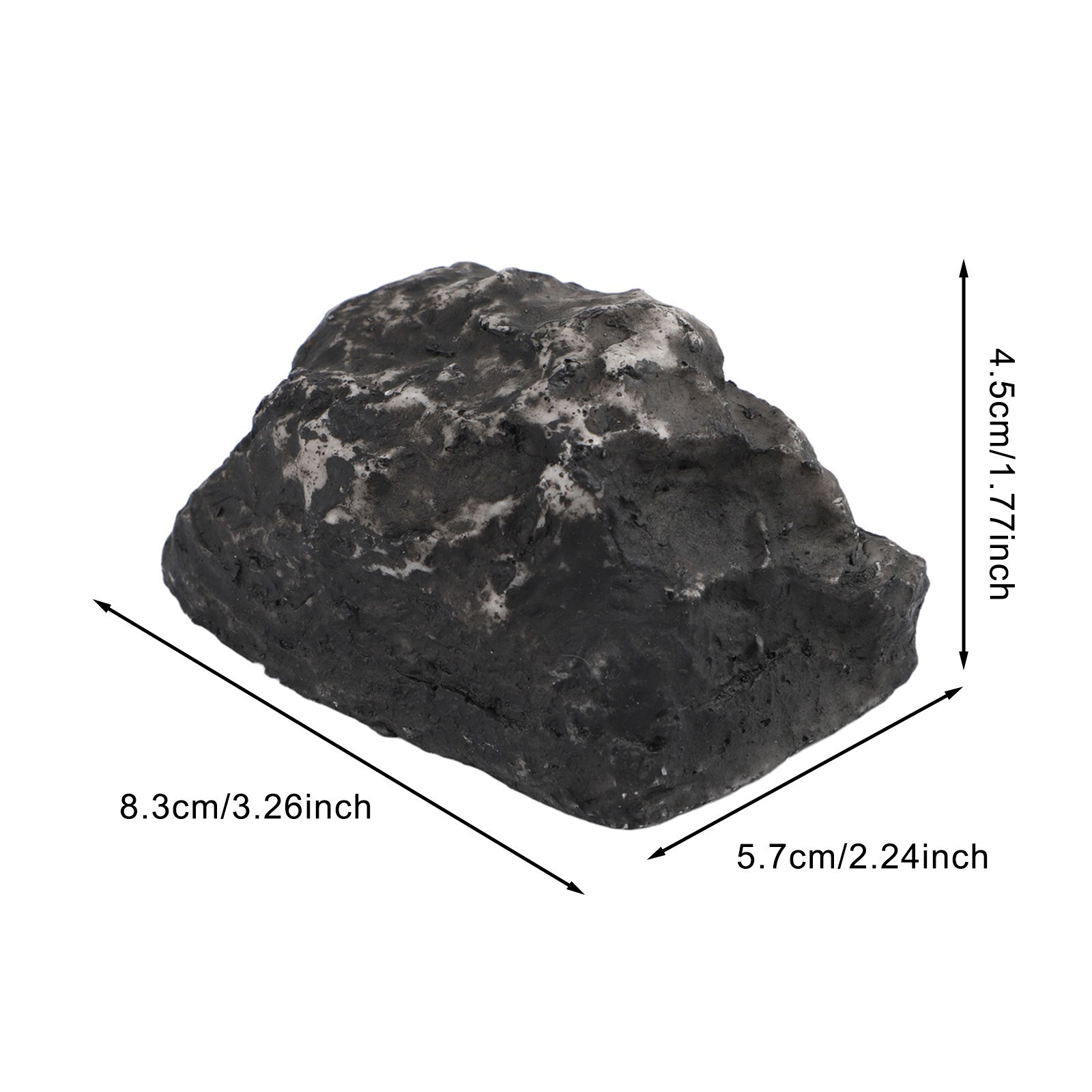 Realistic Stone Key Hider Concealed Key Rock Key Protection Box Resin Material