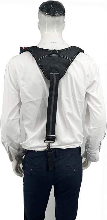 Padded Tool Belt Suspenders 3 Hook Swivel Suspenders for Tool Belt Heavy Duty Wo