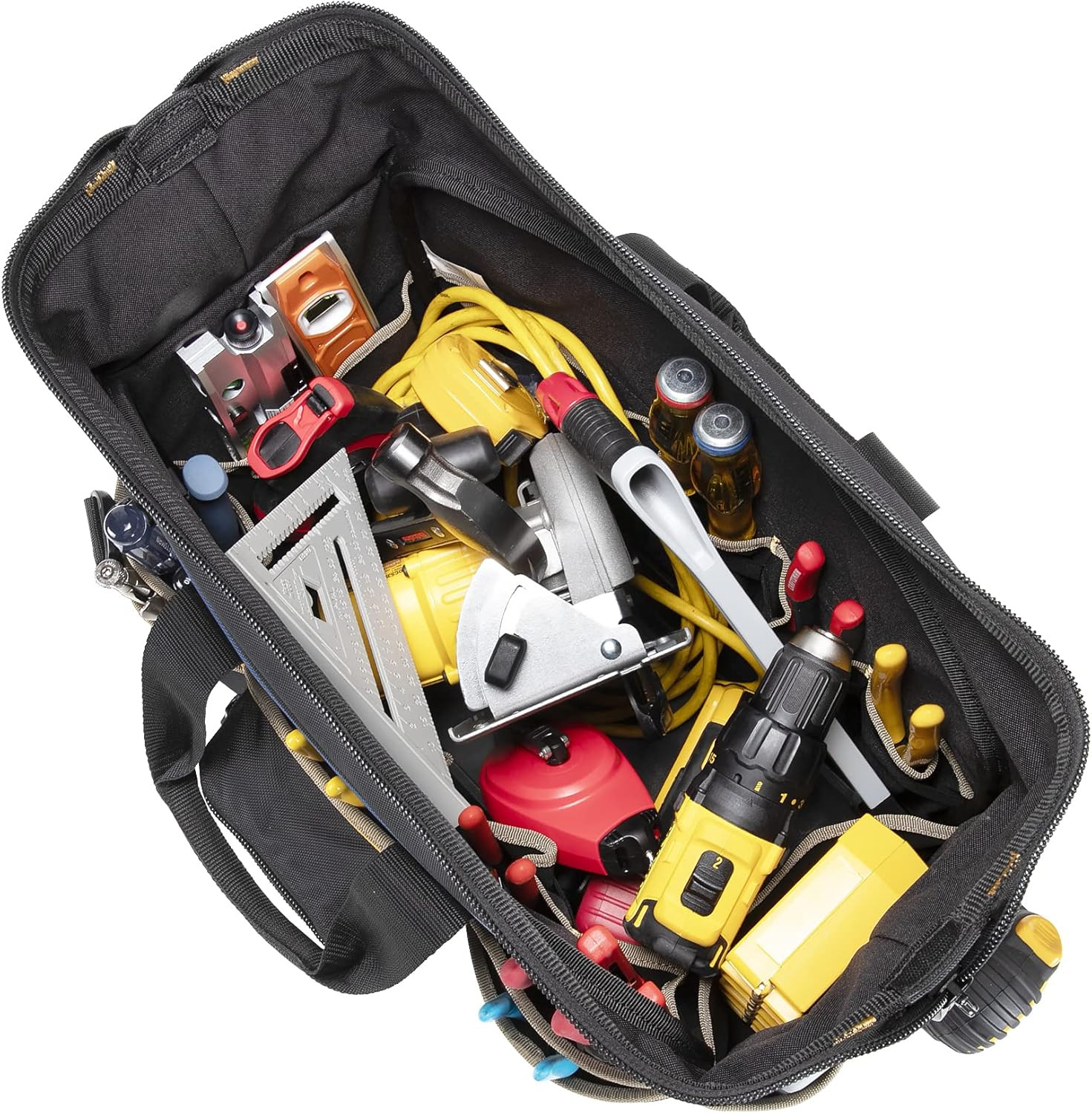 CLC Work Gear 19″ Closed-Top Tool Bag with Molded Base for Contractors