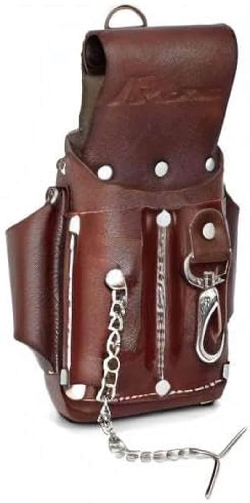 Pro-5 Electrician Pouch Leather Tool Pouch 5 Pocket Pouch With Electrical