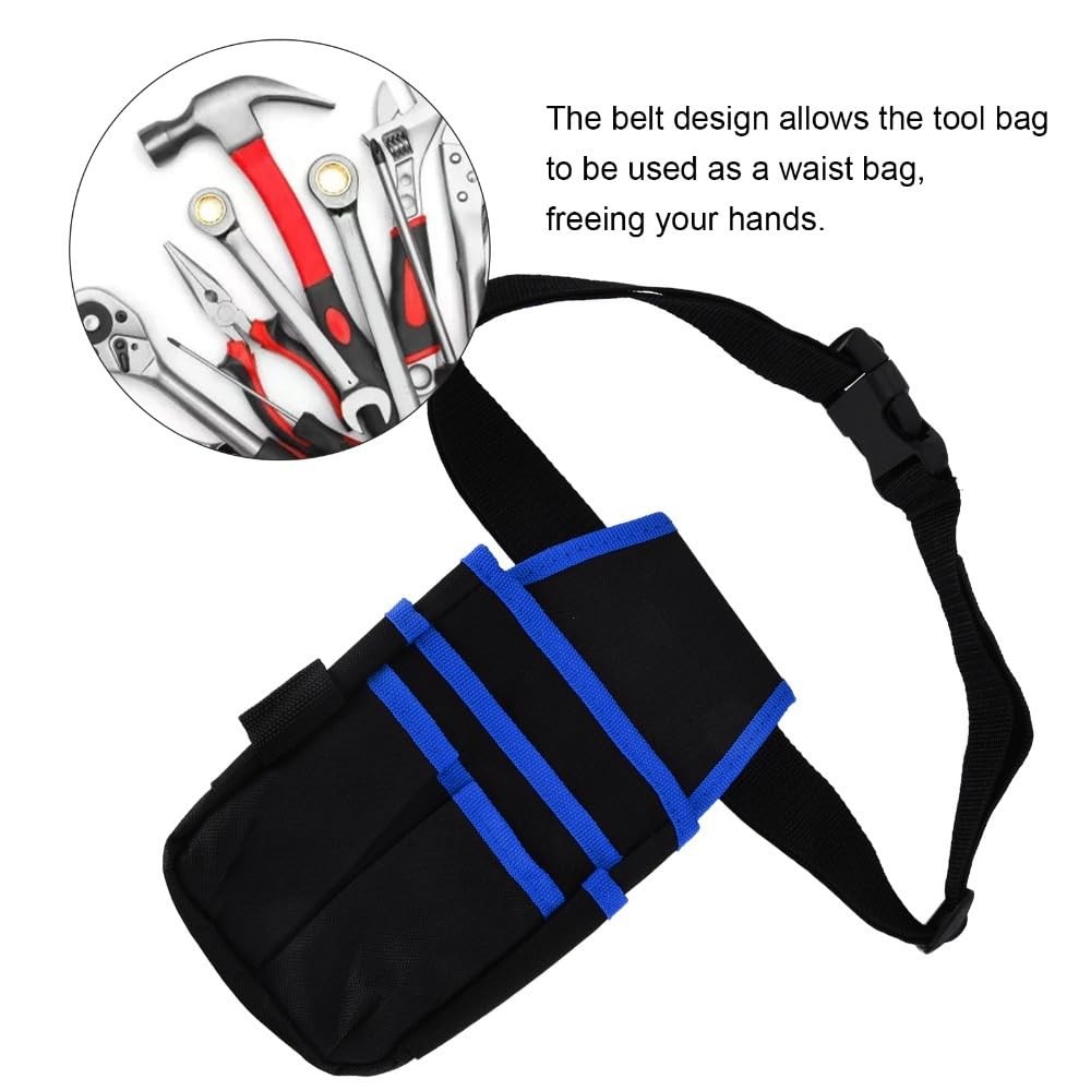 Electrician Tool Pouch Bag Multi-Functional Belt Tool Pouch, Hardware Tool St…