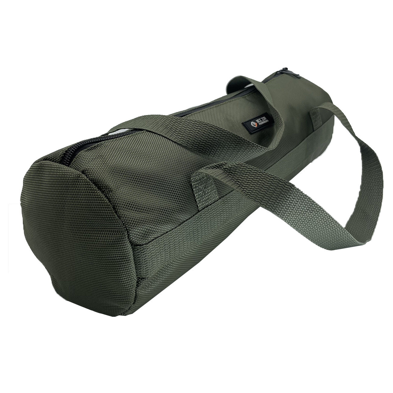 16 inch Green Tool Bag with Zippers Quick storage Canvas for home 15.75×5.12in