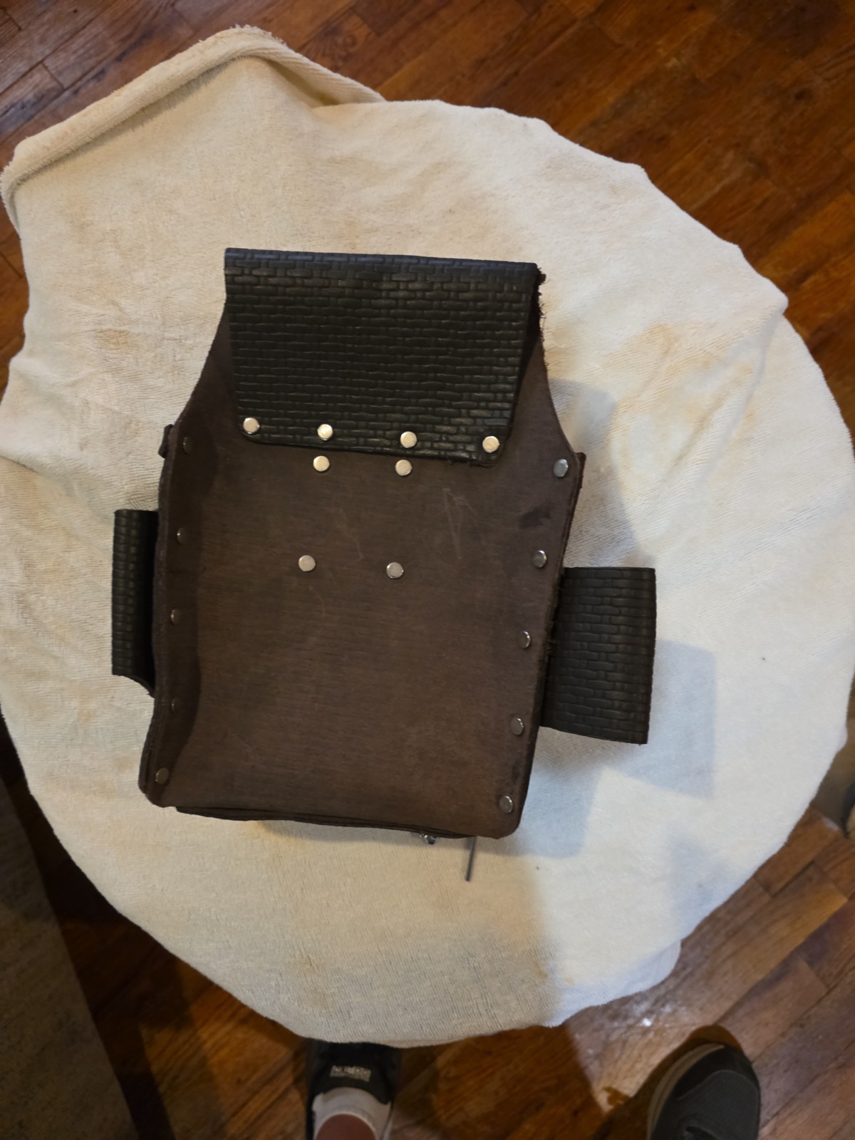 Heavy-Duty Electricians Tool Belt – 13-Pocket Top-Grain Leather Pouch
