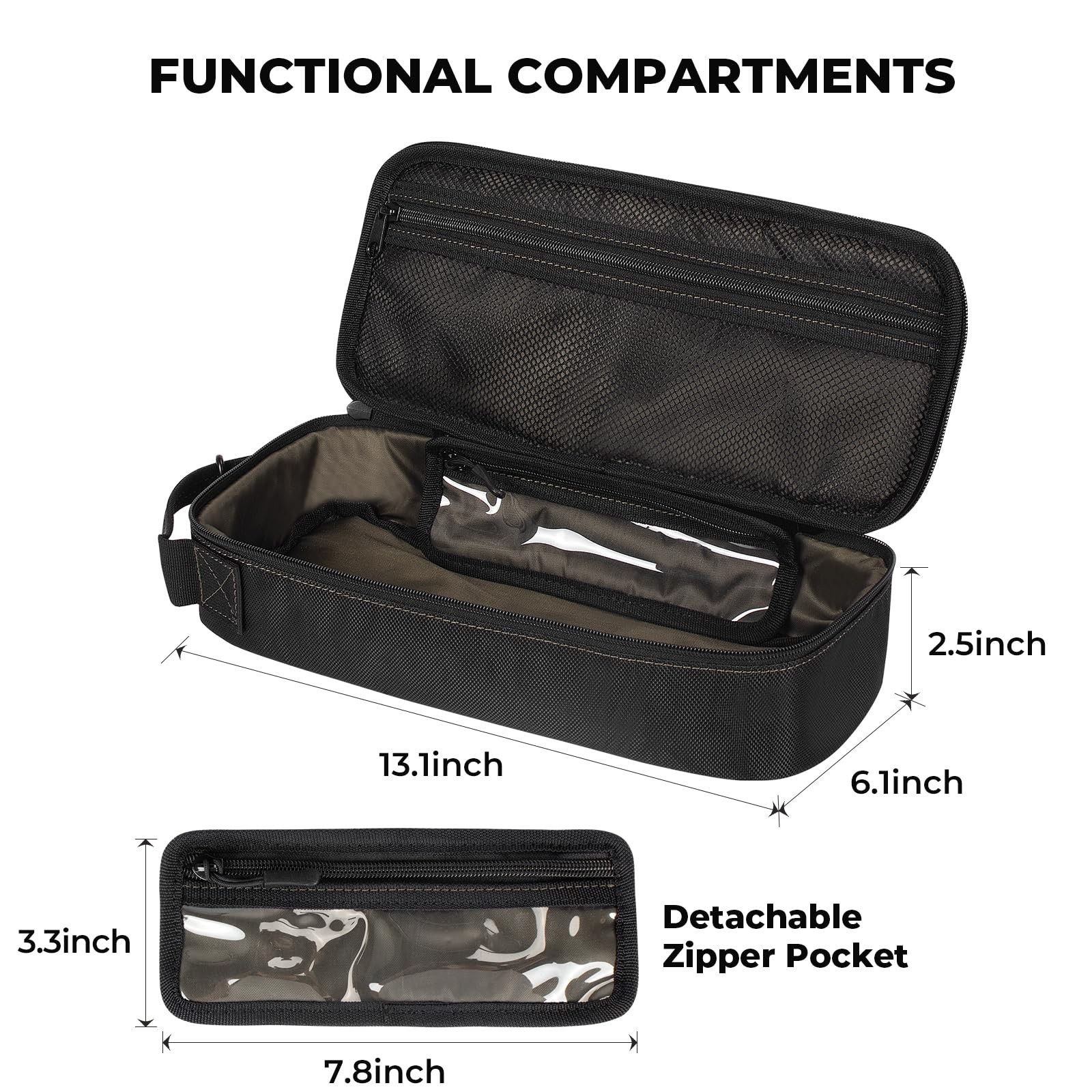 Portable Small Tool Bag, Organizer Storage Box for EDC, Motorcycle, Road Bike