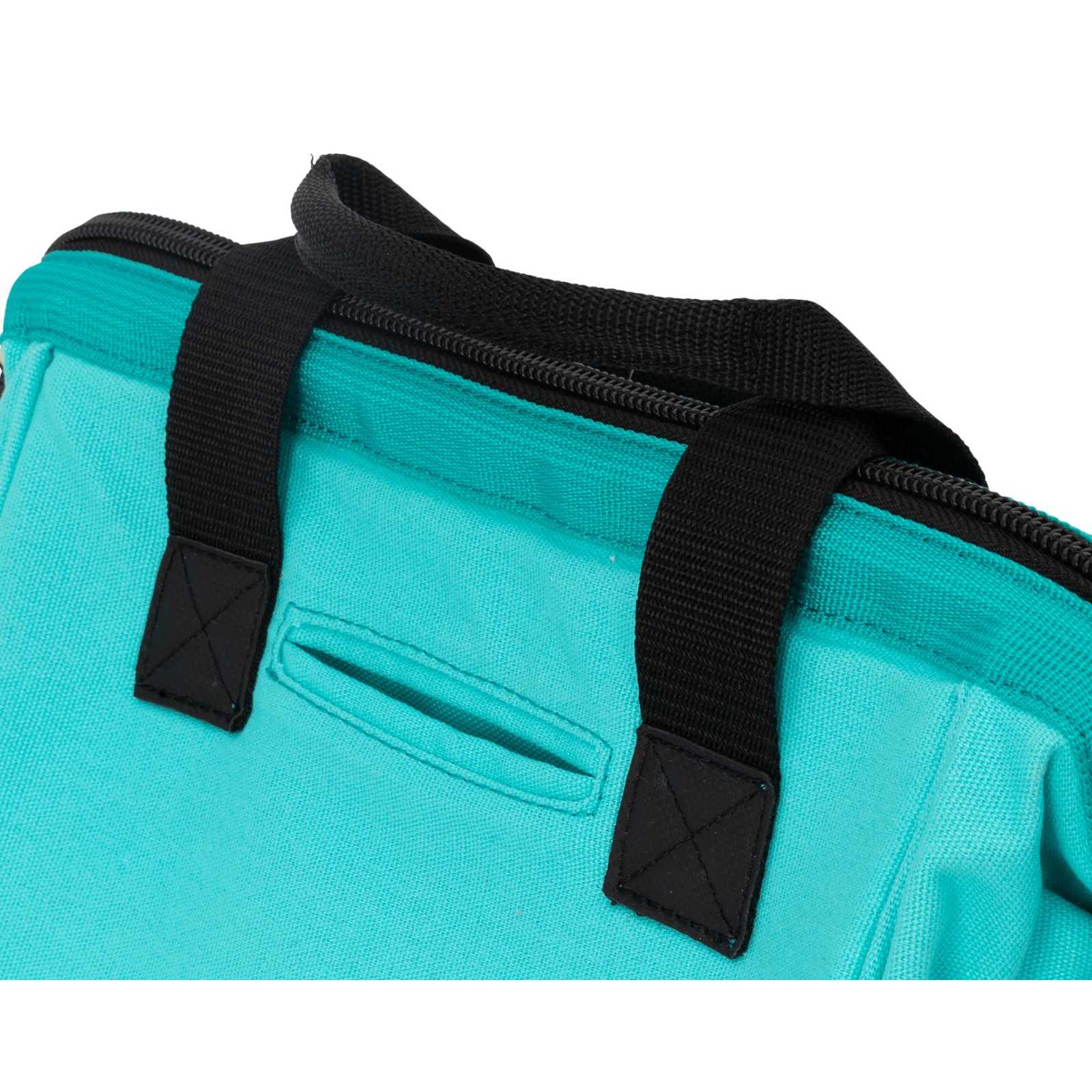 Womens Tool Accessory Tote Bag 12 inch with Zipper Closure Teal Dickies 57149