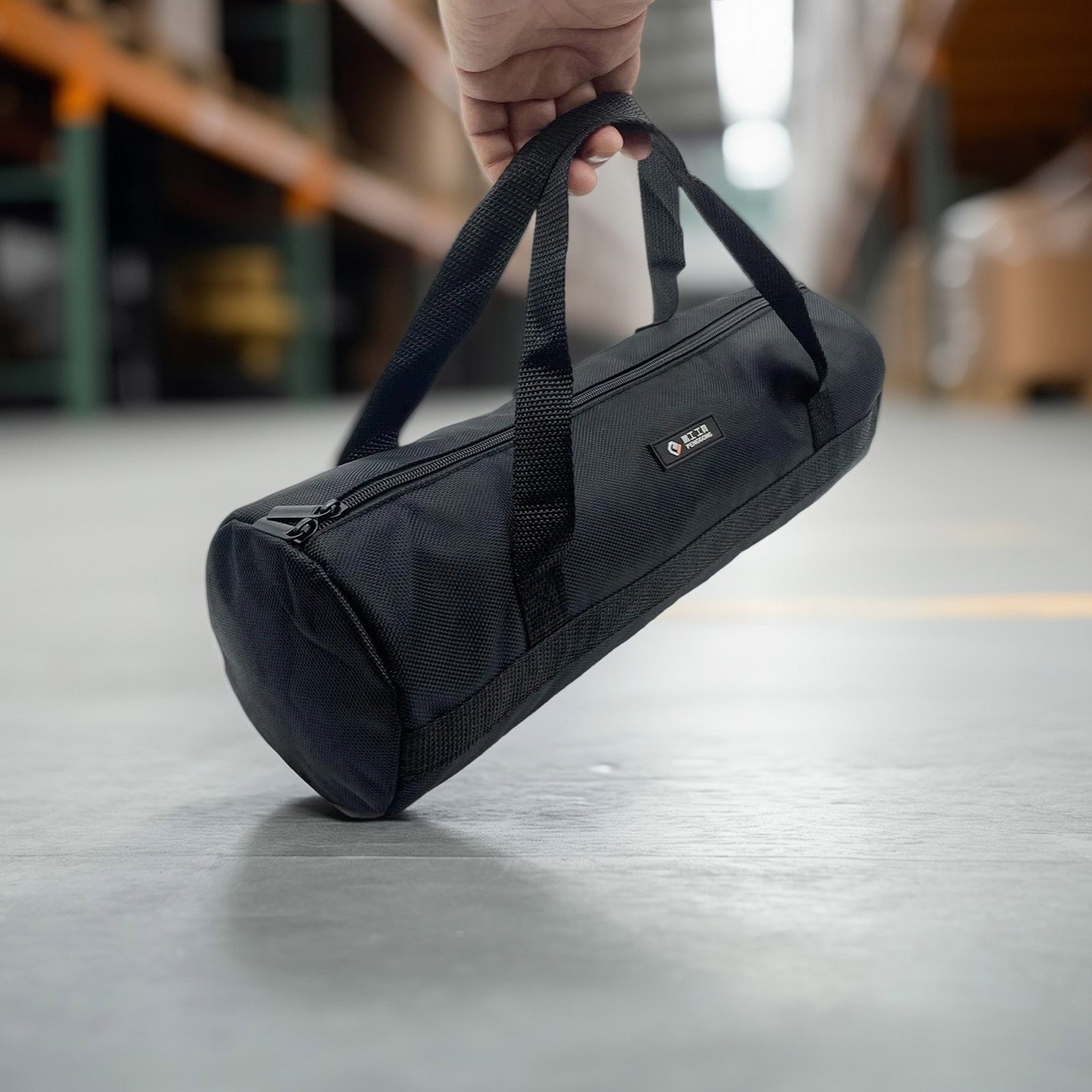 20inch Black Tool Bag with Zippers Multi Purpose Waterproof Storage easy carry