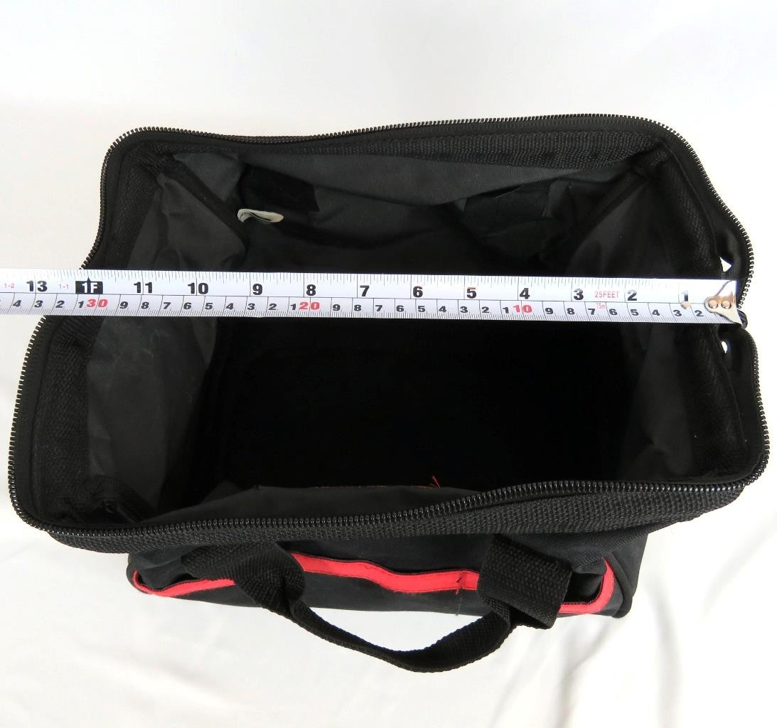 CRAFTSMAN 12″ L x 9″ H x 8.5″ W Tool Crafts Canvas Zipper Tote Carrying Bag Case