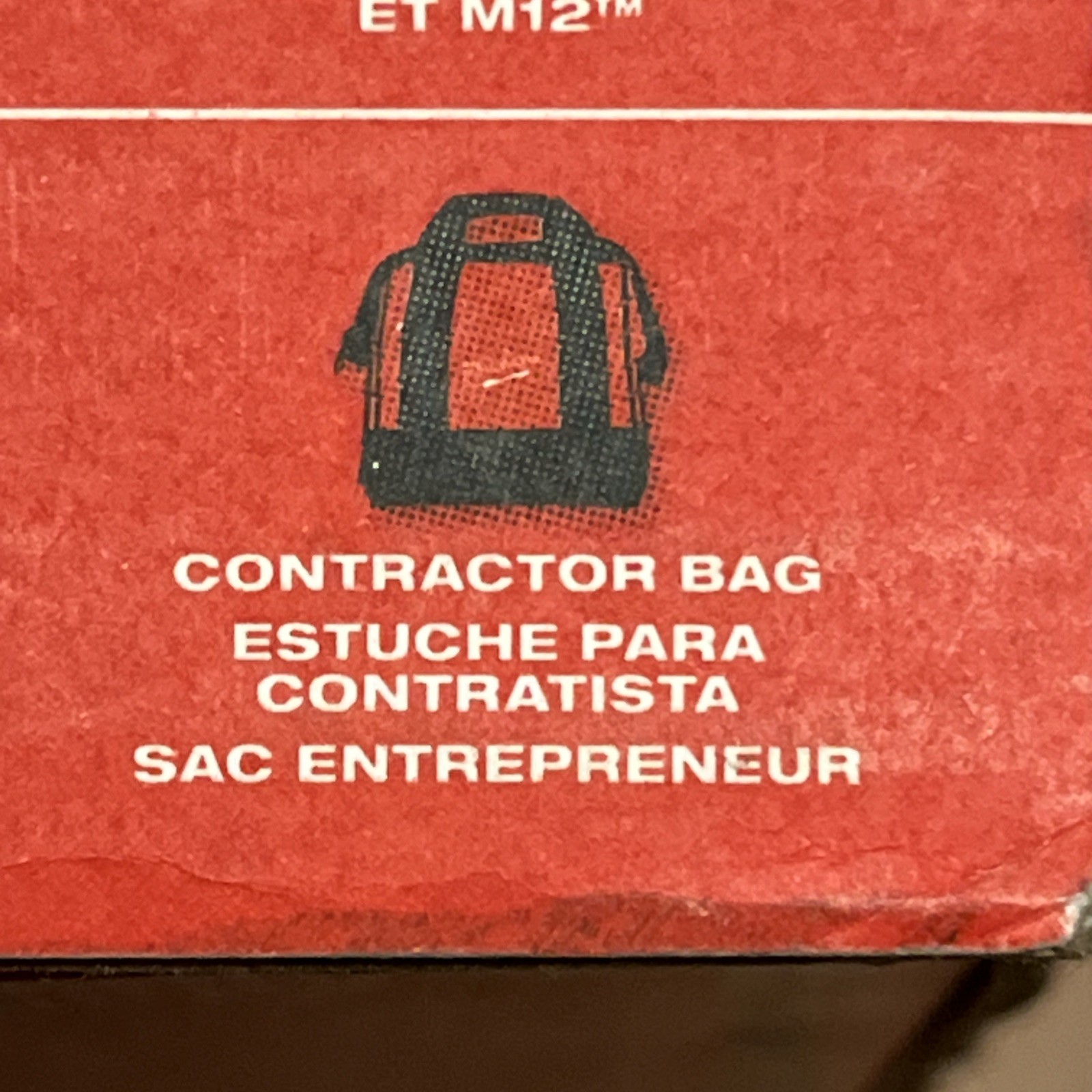 One (1) New Milwaukee M12 M18 Contractor Soft Empty Tool Bag 10.5×9.5×9.5