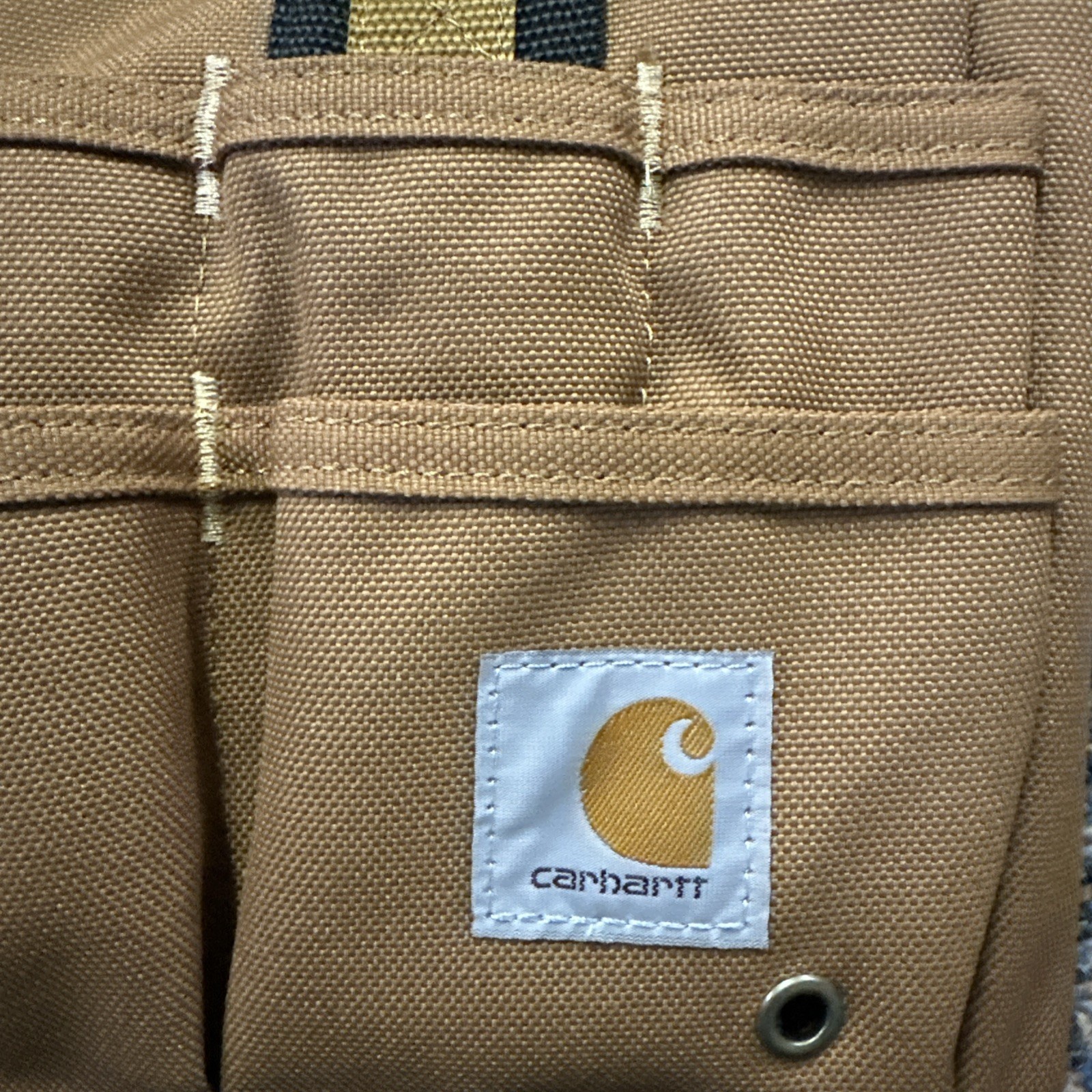 Carhartt 14 Inch Heavyweight Tool Bag with 25 Pockets Brown – NEW