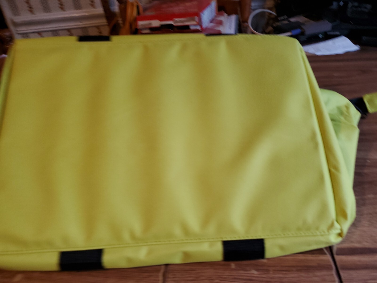 Ryobi 18x12x14 Contractors Collapsible Heavy Duty Green Tool Bag Wide Mouth NEW