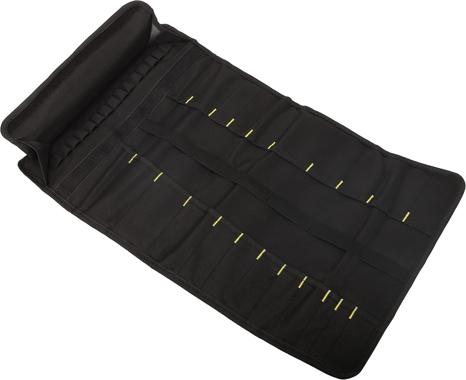 22 pocket Tool Bag 23*14 inches (unrolled), 14*3.3 (rolled), 1pc Black