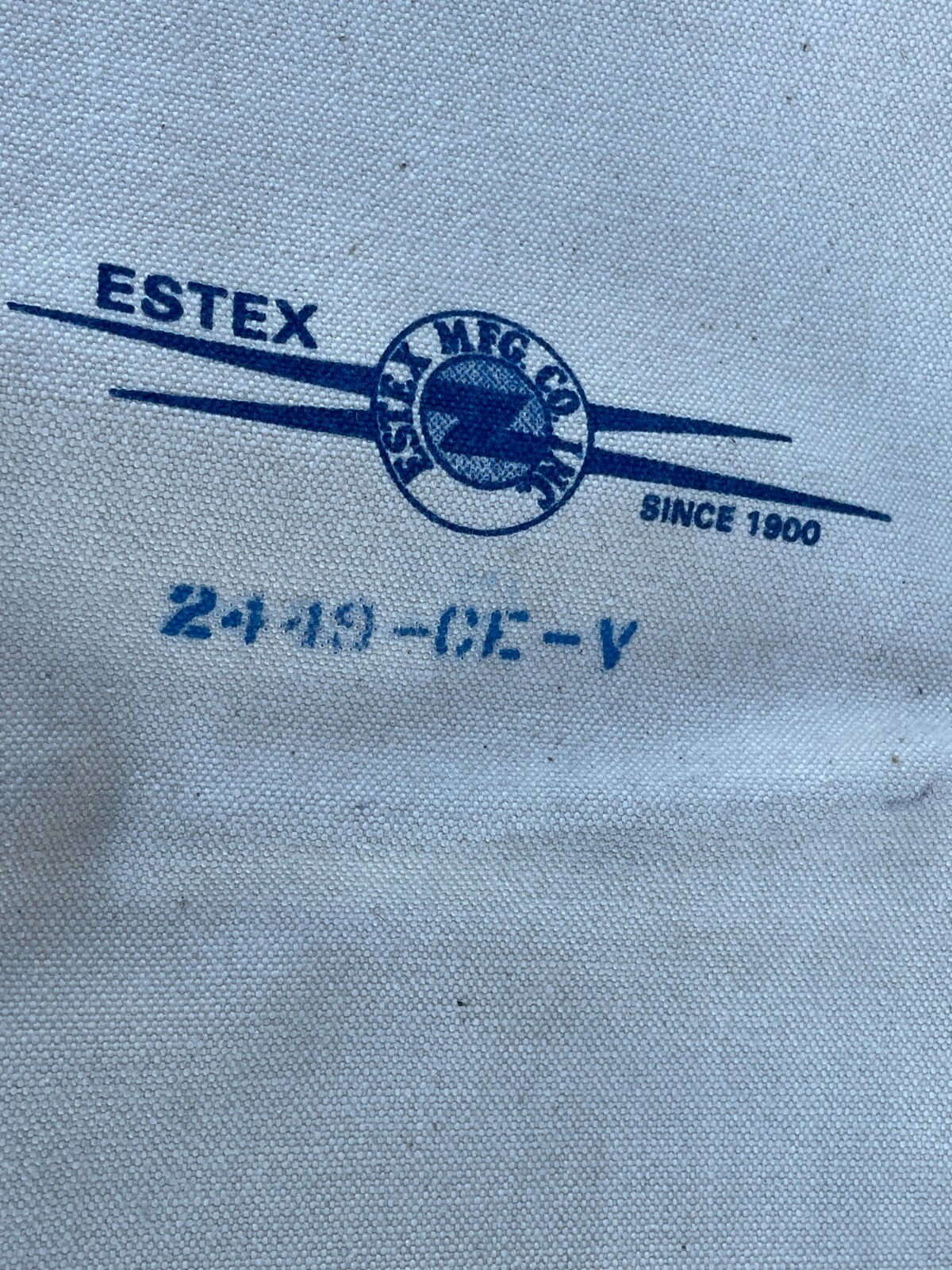 Estex Canvas Sleeve Bag with Snap Closure
