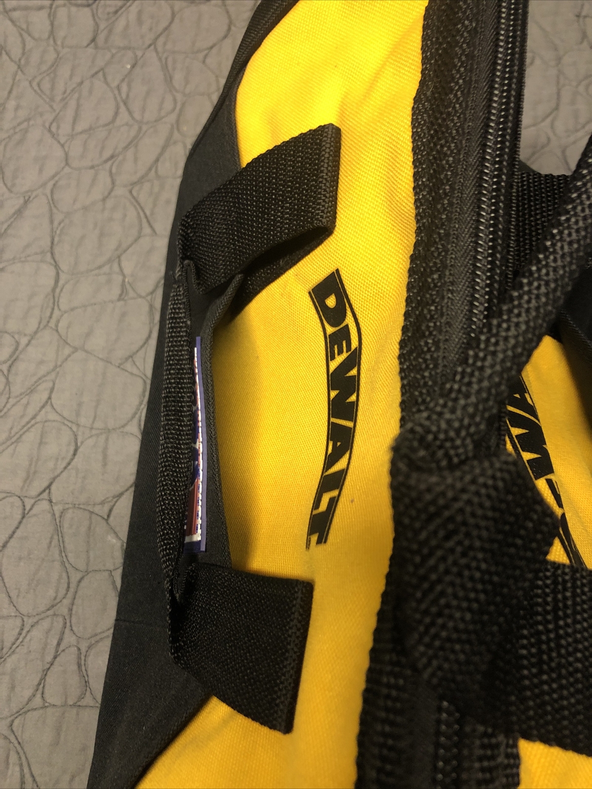 NEW DEWALT Heavy Duty Nylon Tool Bag Tote CarryCase 13″ x 9″ x 10″ w/Tuff Bottom