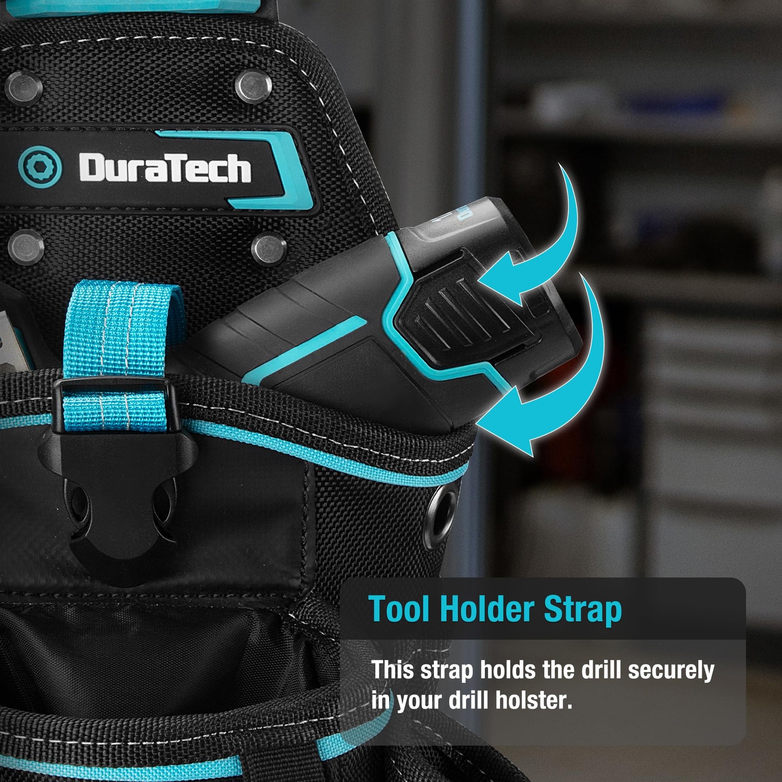 Drill Holster with Quick Release Buckle, Heavy Duty Impact Driver Holster, Drill