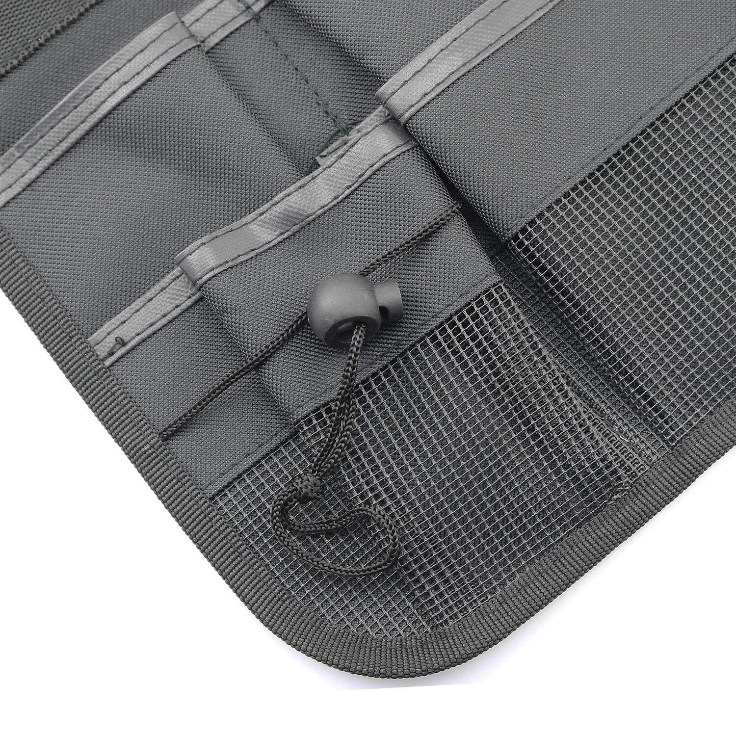 Garden Tool Belt Bag 33x23mm/13×9 inch Black Waist Organizer Apron Storage