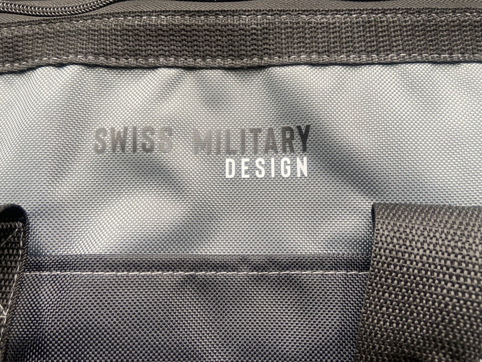 Swiss Military Multi Pocket Tool Satchel Large Black 16″ Bag Gray Heavy Duty NEW