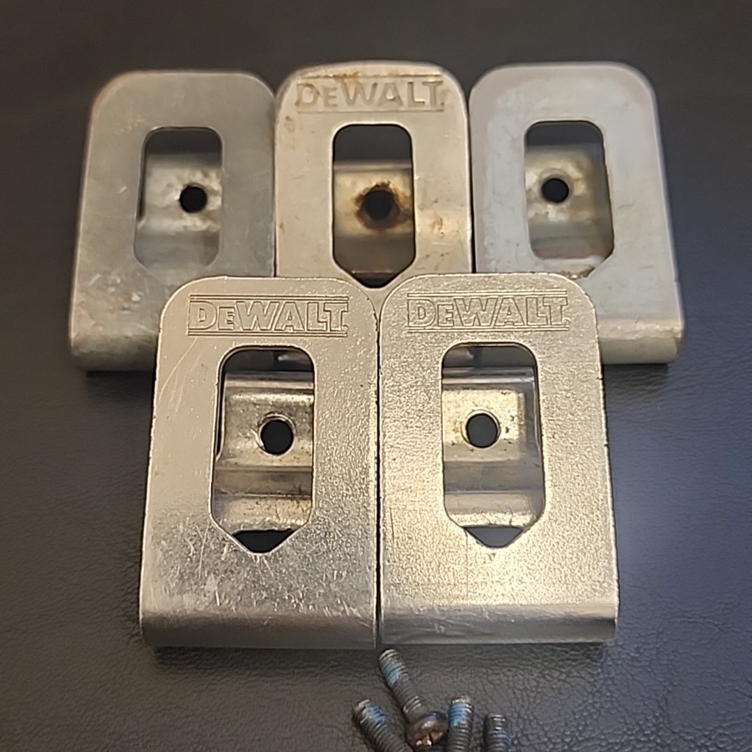 OEM Genuine Dewalt Drill Driver & Impact Driver Belt Clip Hook N268241 & Screw