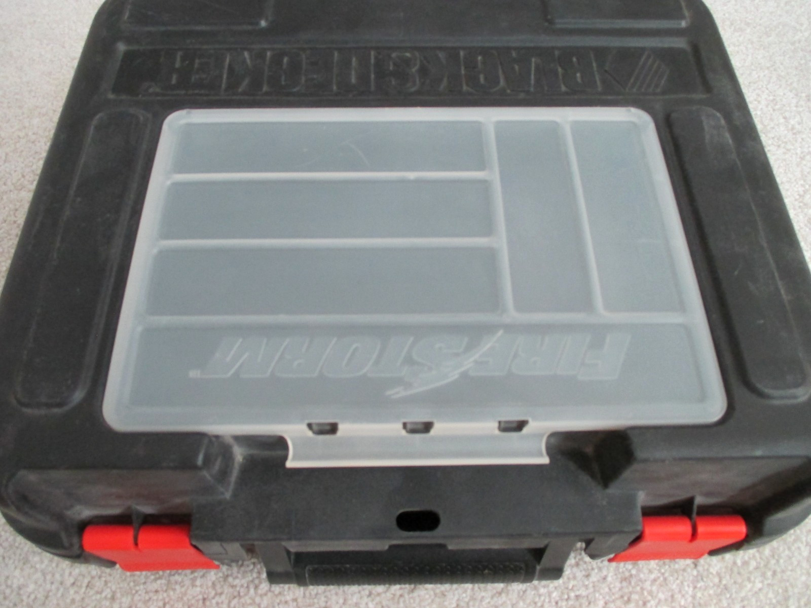 BLACK DECKER FireStorm Contractor Tool Case fits Cordless Drill kits l4″x13″x5″