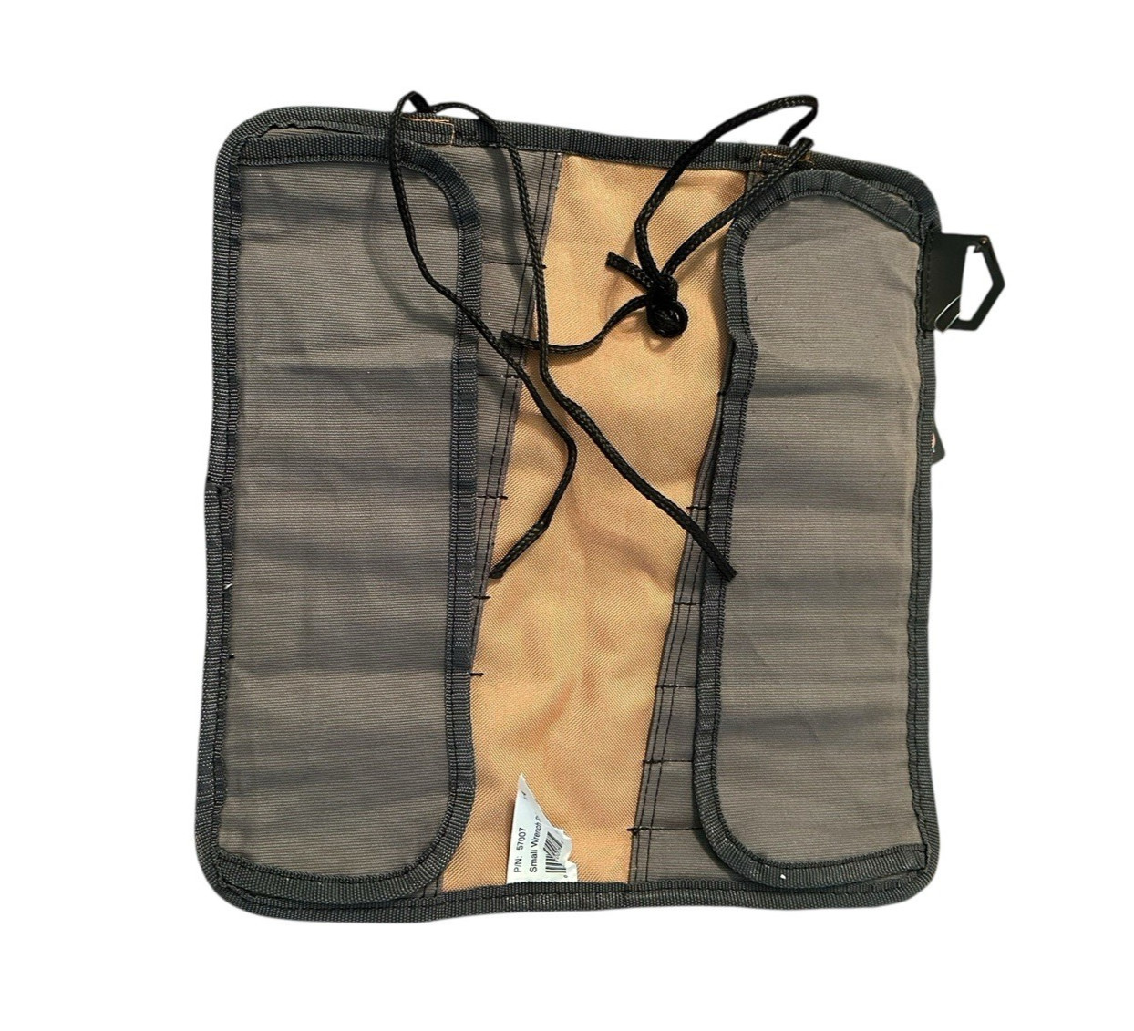 Wrench Roll Sleeve Hand Tool Bag Holder Small Gray Tan Dickies 57007