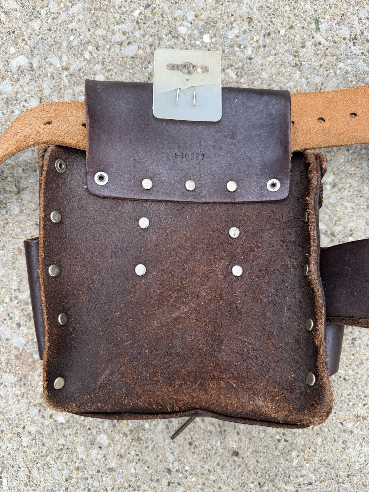 Craftsman 40527 40525 Multi-Pocket Tool Belt Pouch & 40472 Belt 4pc Set Leather